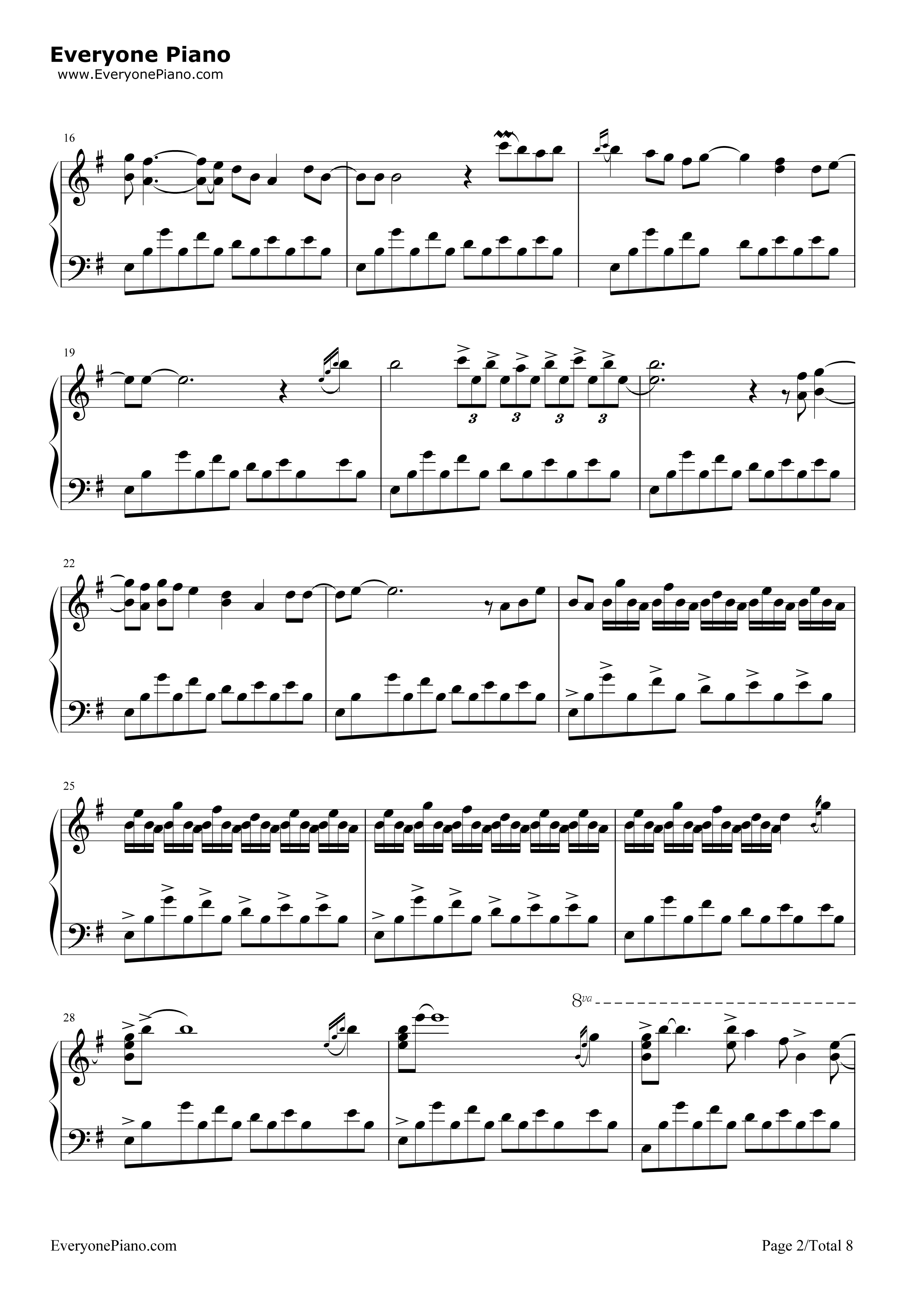 February_Sea二月海钢琴谱_George_Winston