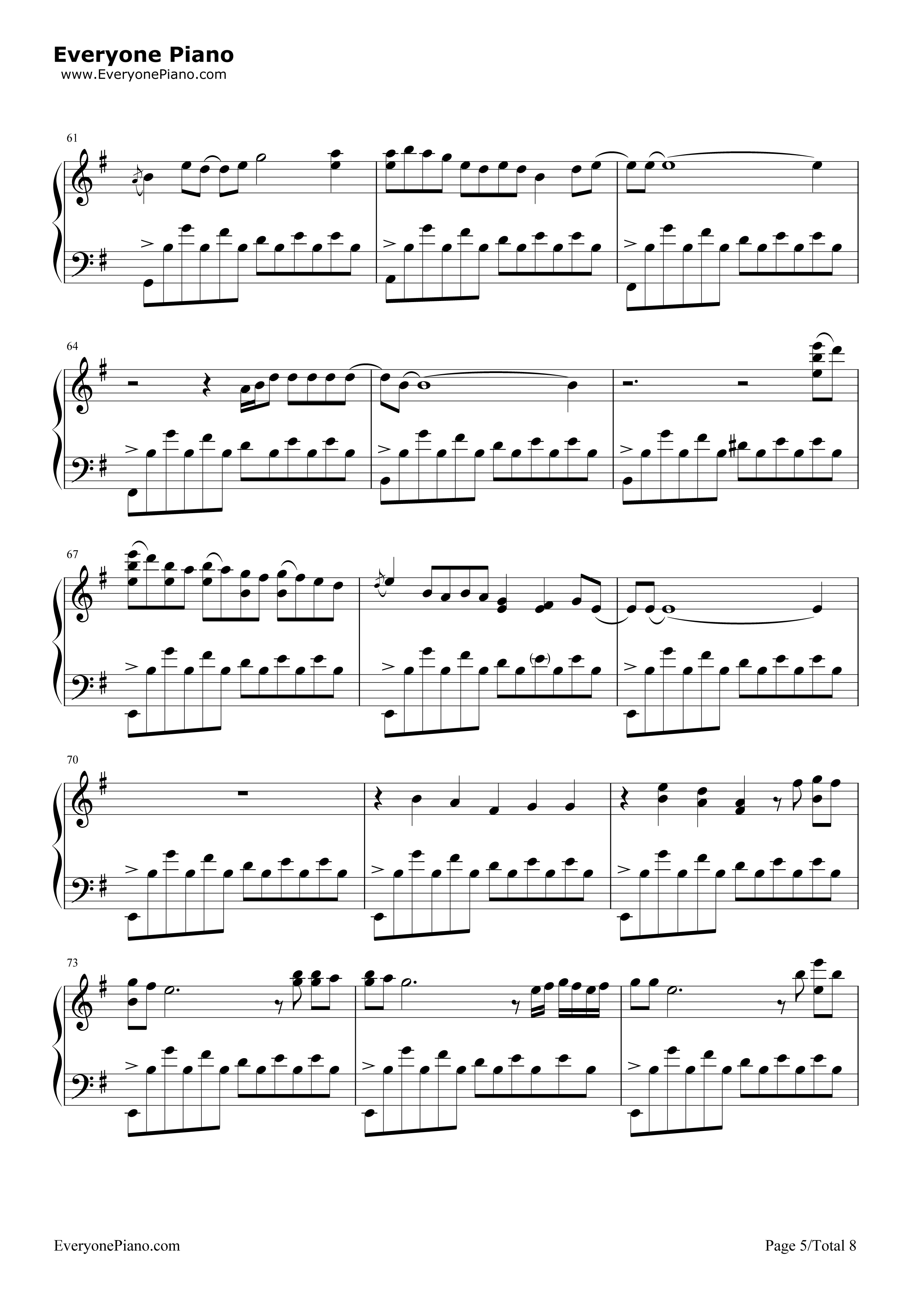 February_Sea二月海钢琴谱_George_Winston