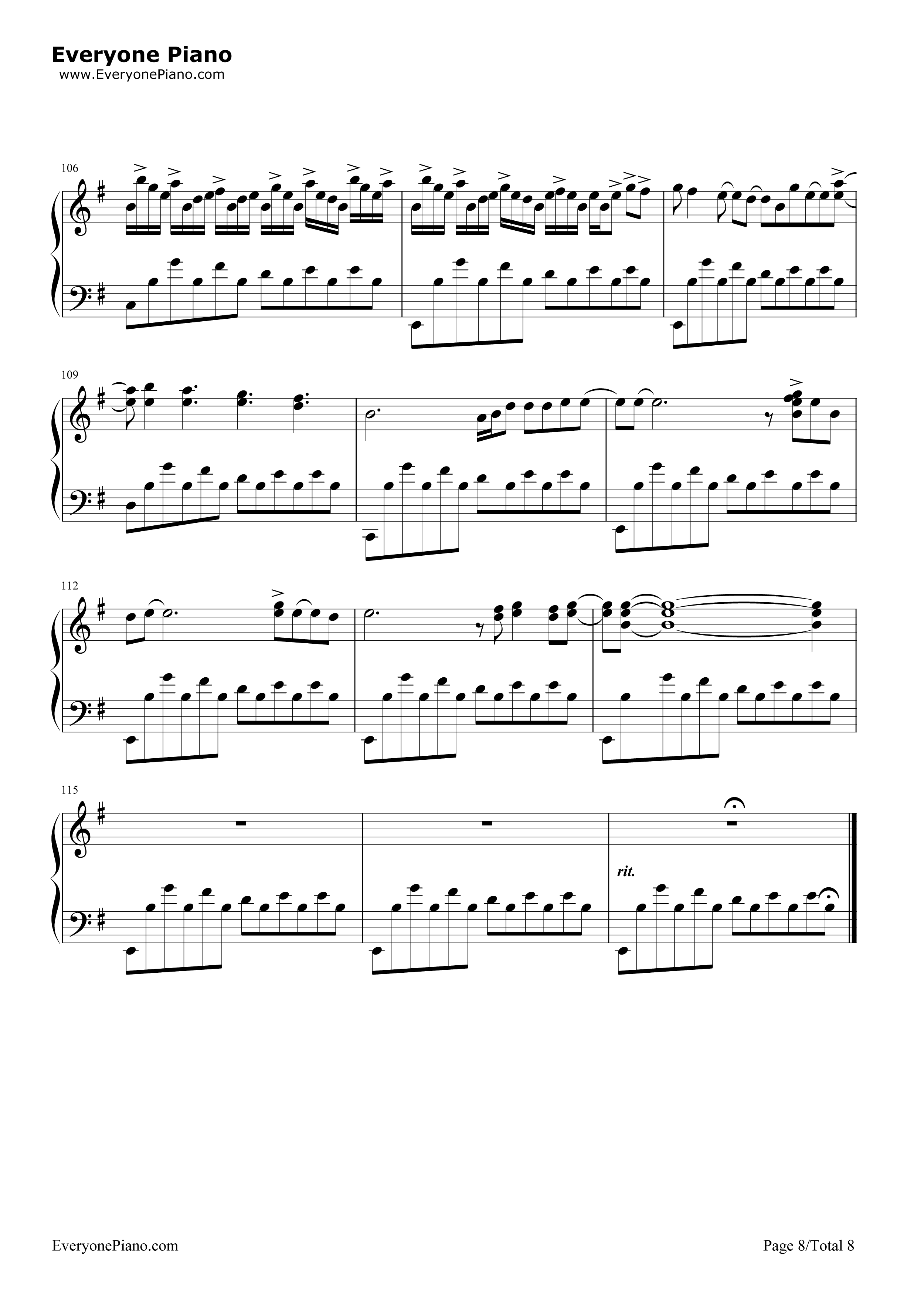 February_Sea二月海钢琴谱_George_Winston