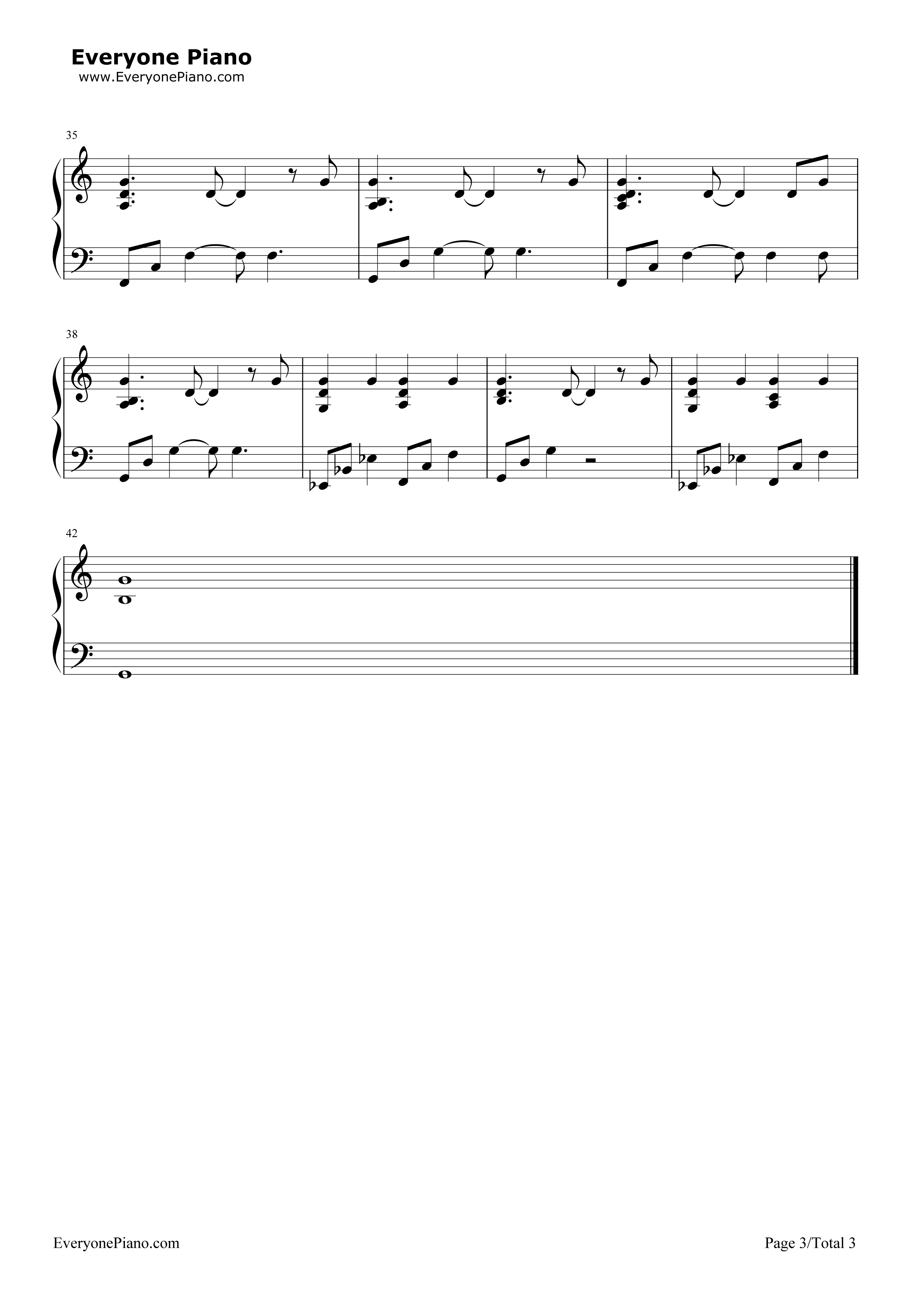 Lullaby摇篮曲钢琴谱_George_Winston