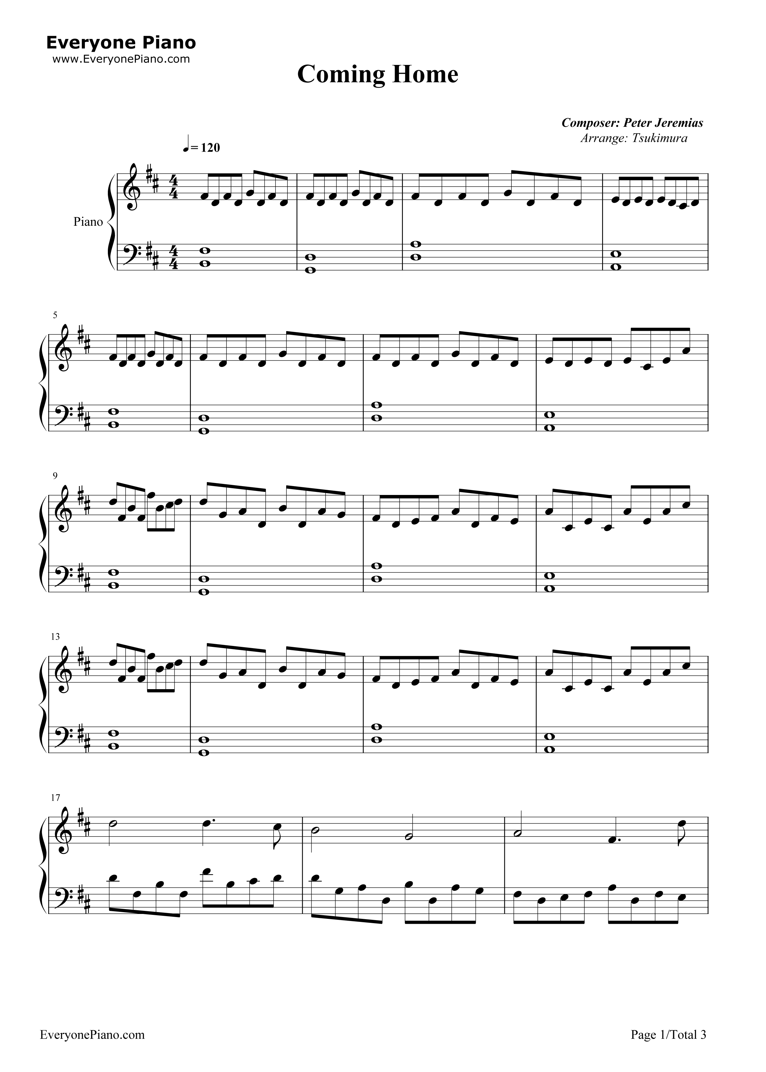 Coming_Home钢琴谱_Peter_Jeremias