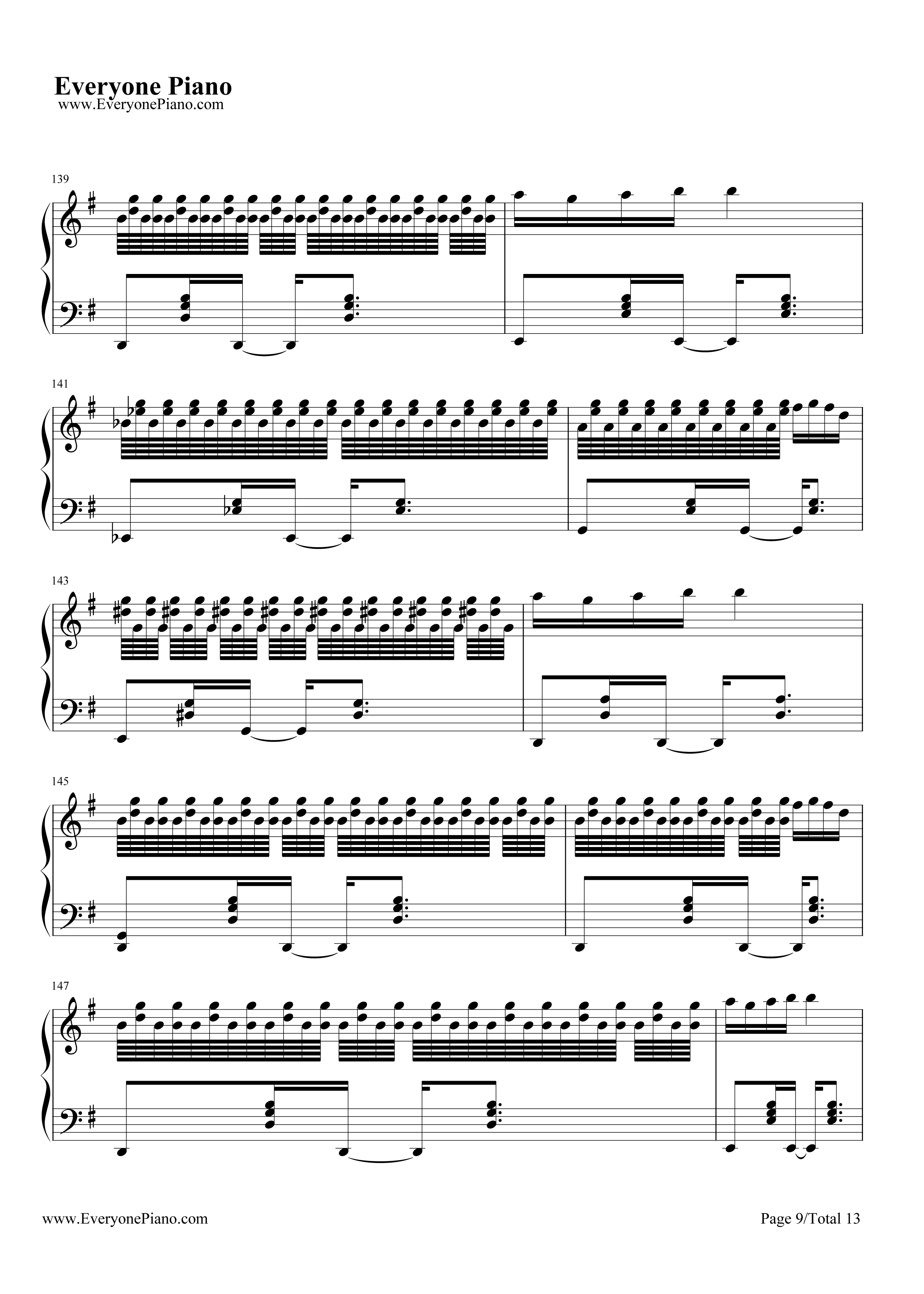 琪露诺的完美算术教室钢琴谱_藤咲かりん