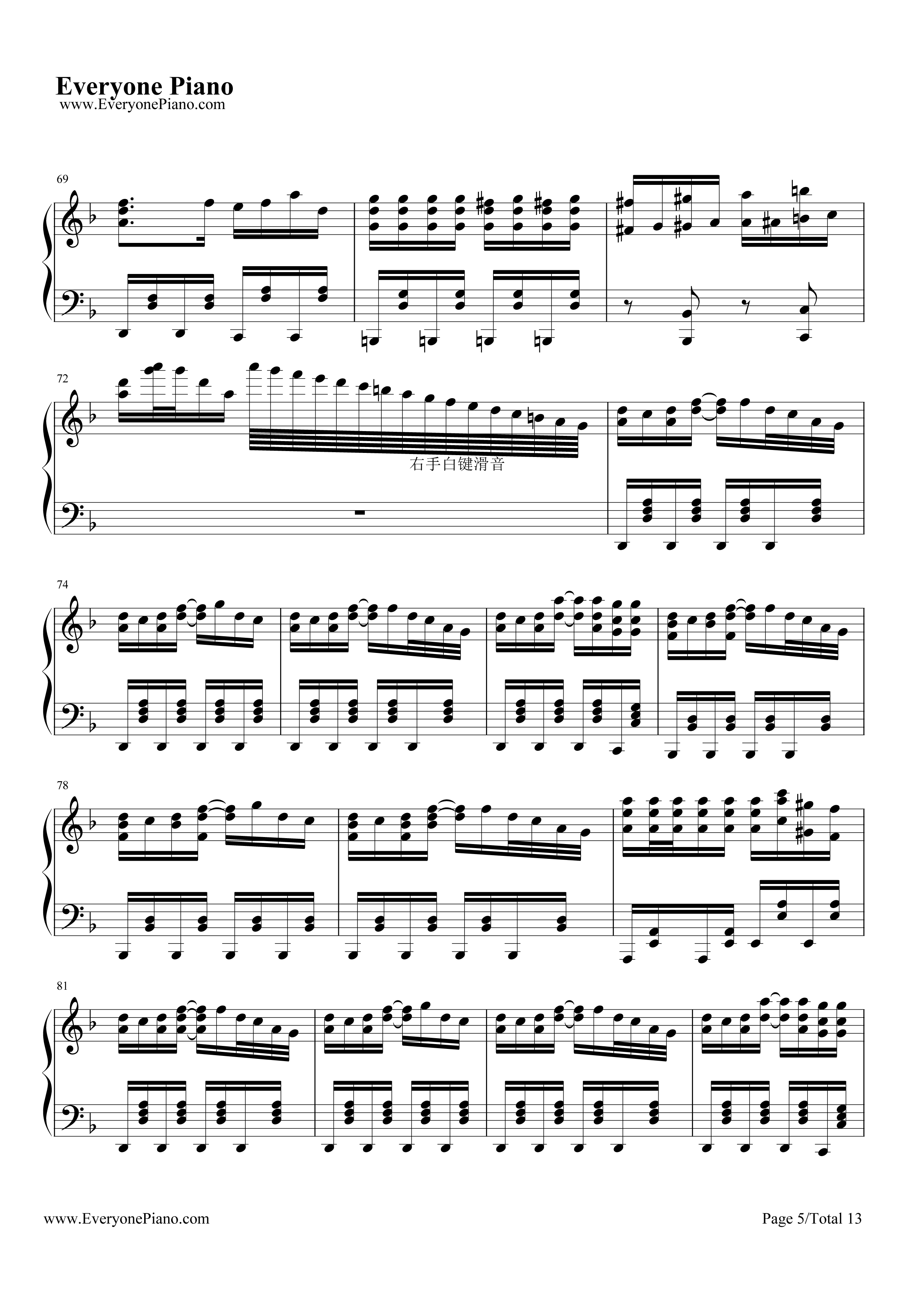 琪露诺的完美算术教室钢琴谱_藤咲かりん