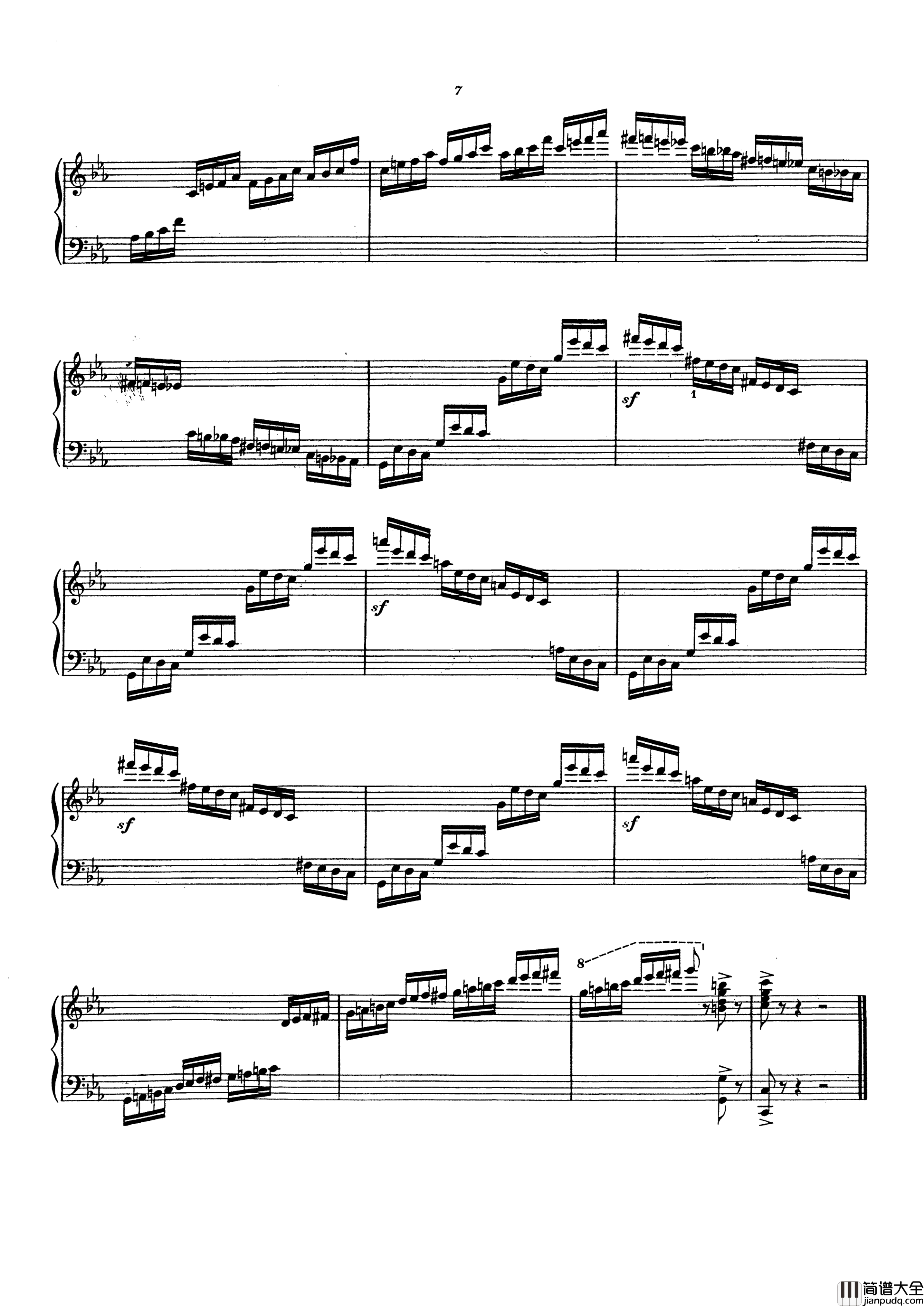 动物狂欢节钢琴谱