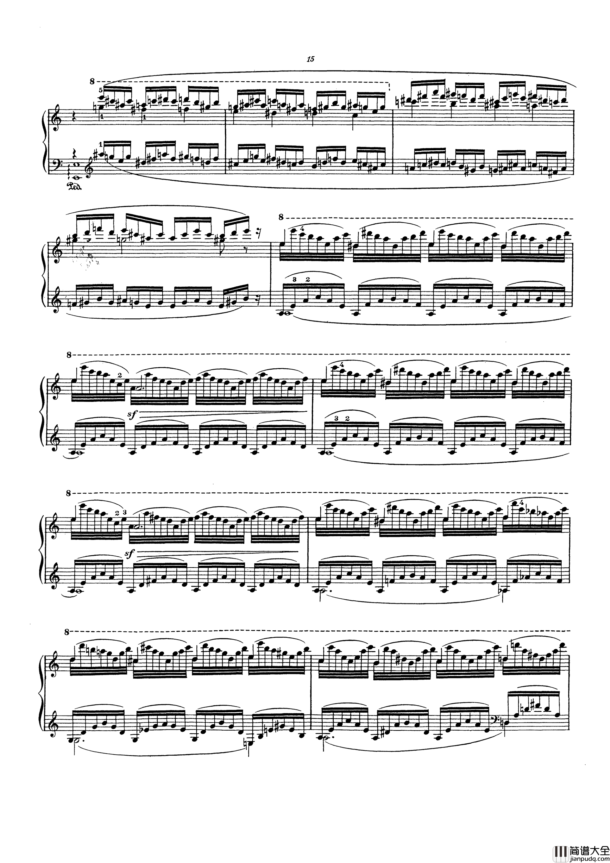 动物狂欢节钢琴谱