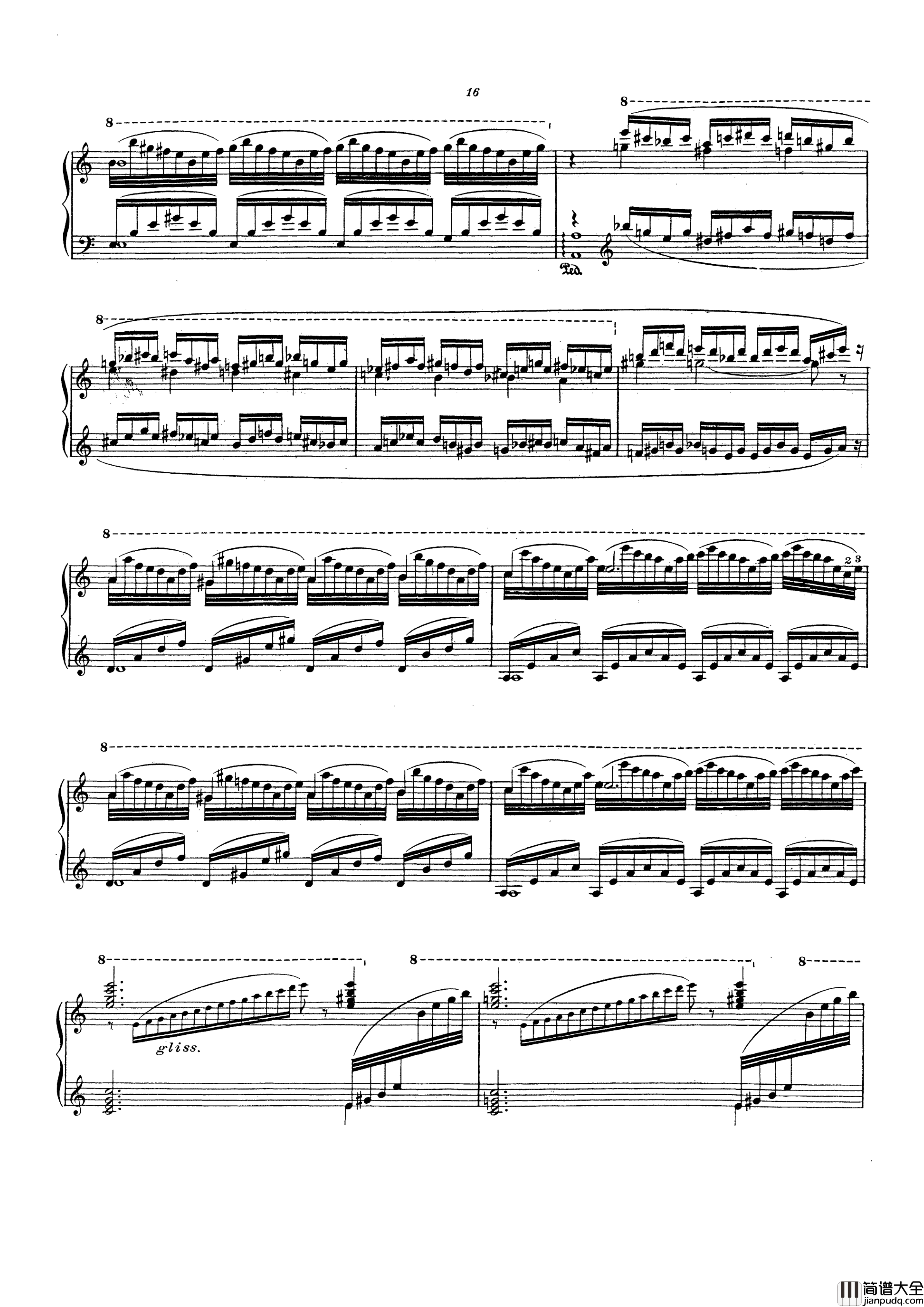 动物狂欢节钢琴谱