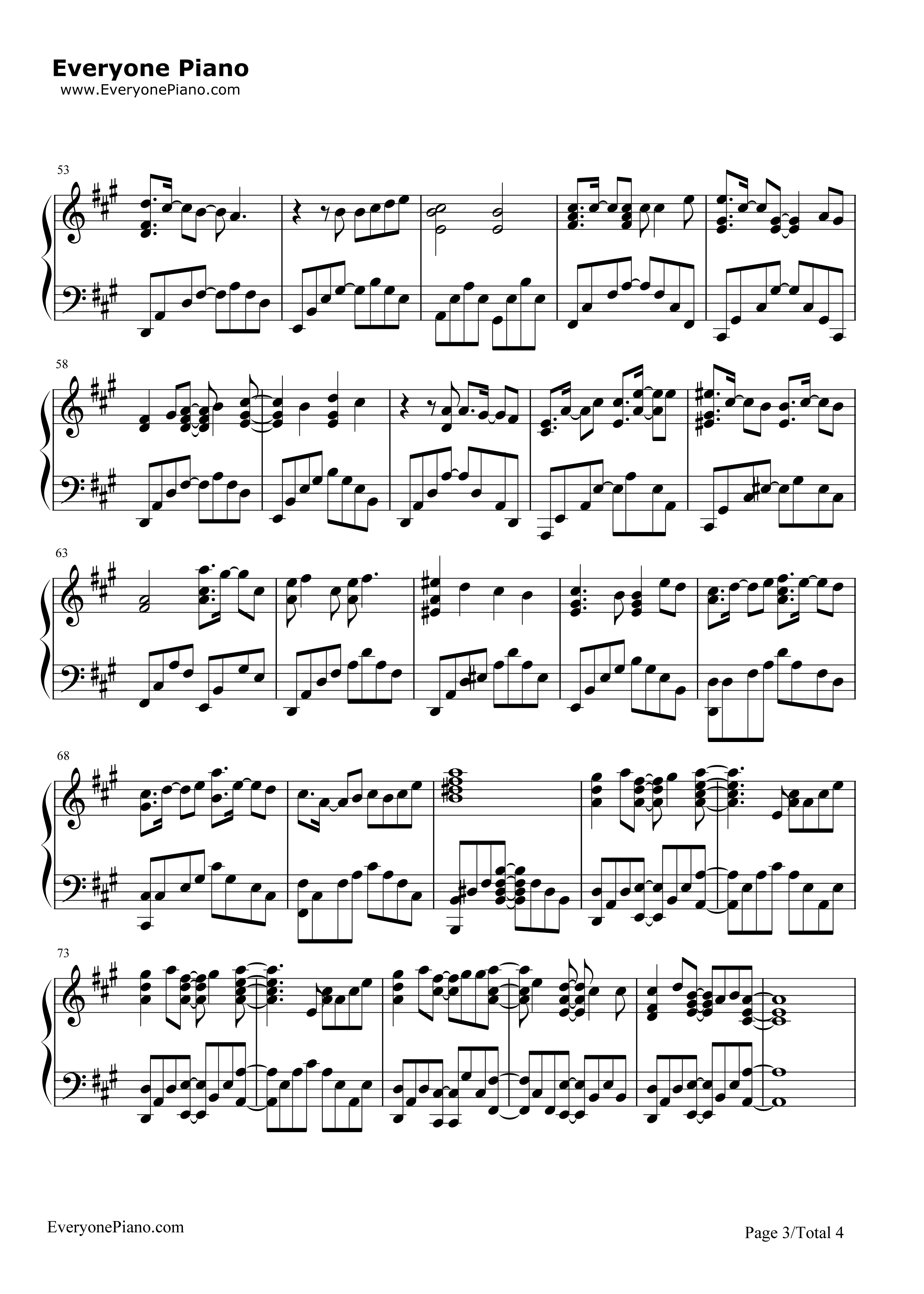 疾走钢琴谱_ANZAI