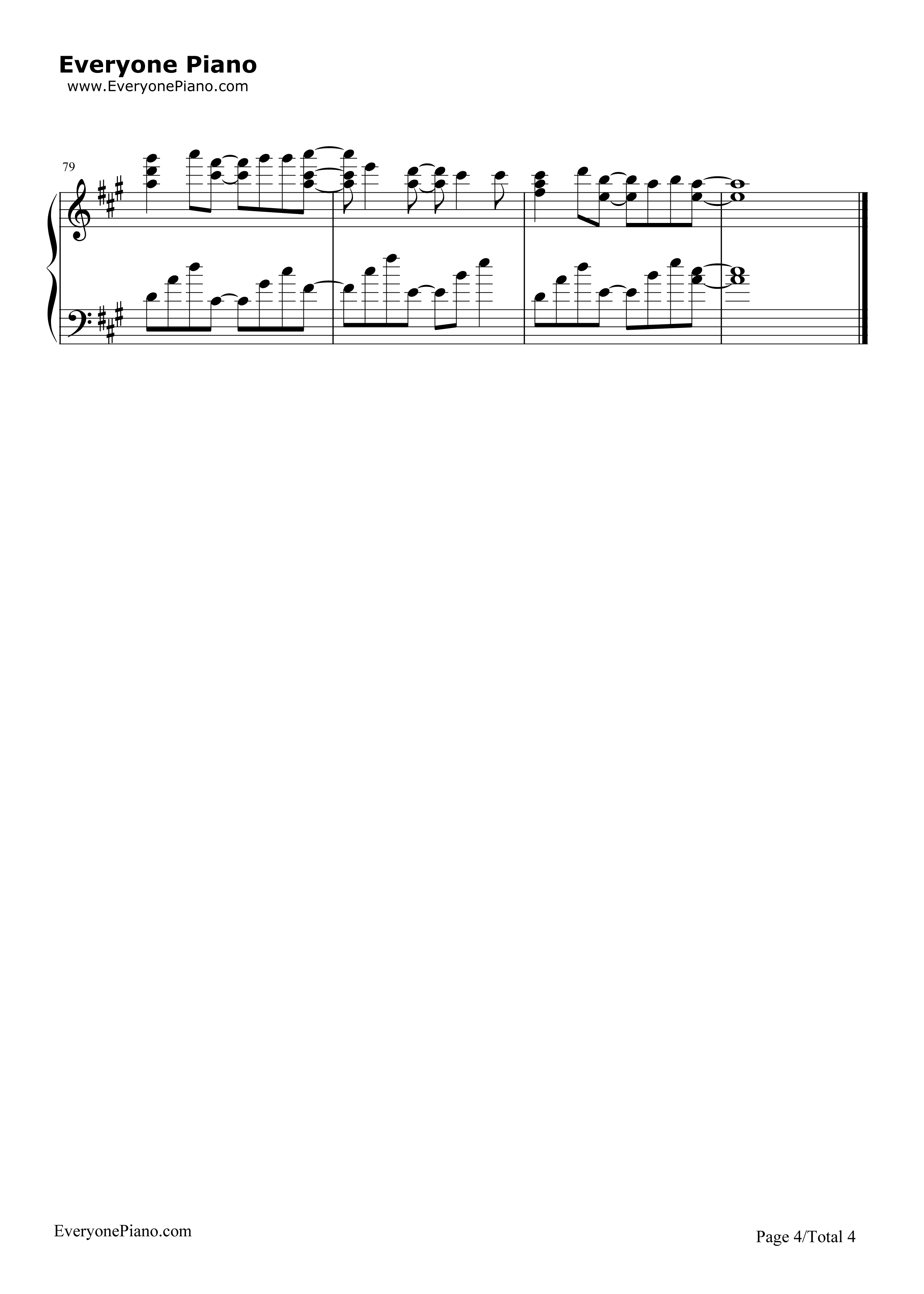 疾走钢琴谱_ANZAI