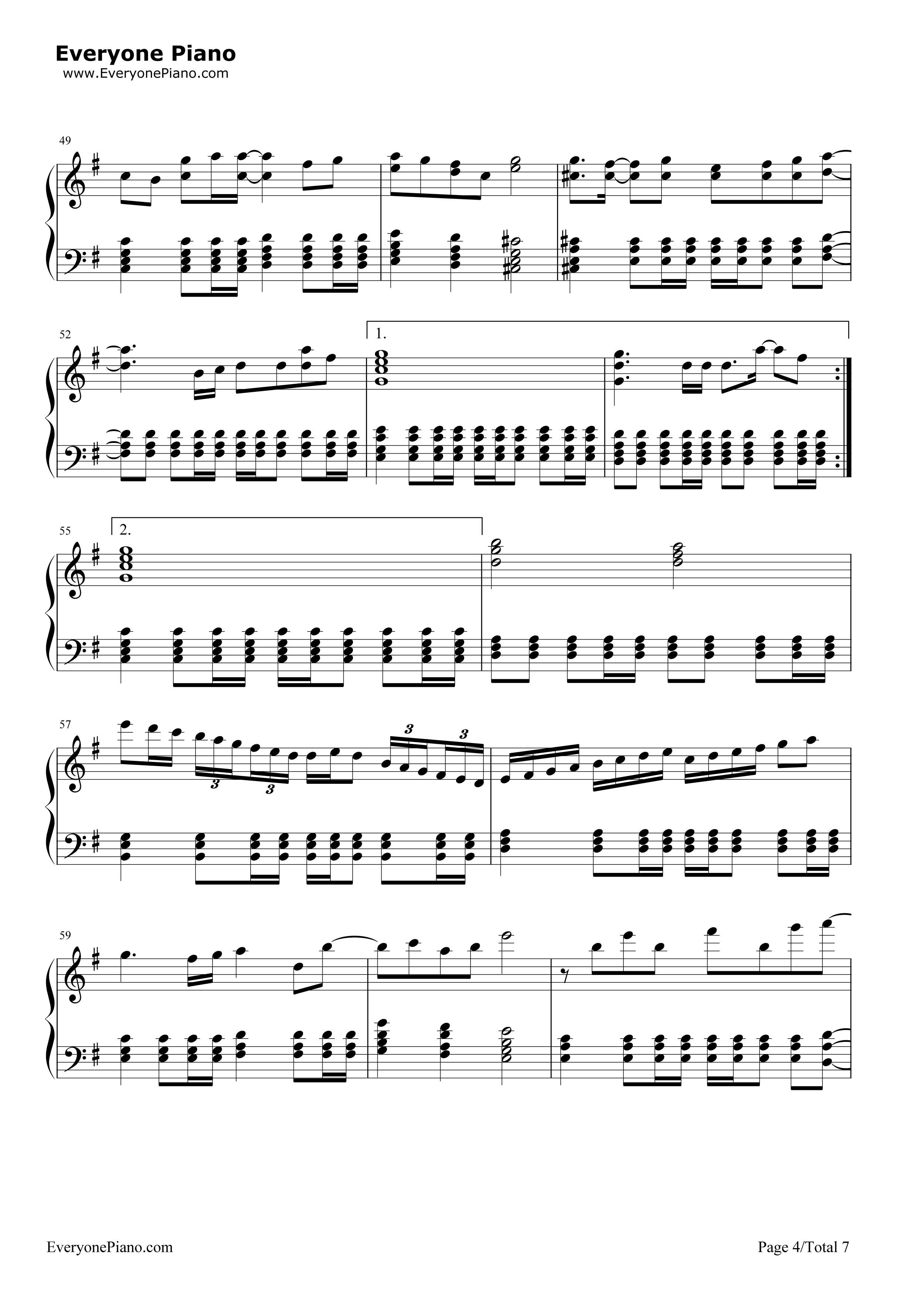 ごめんね、SUMMER钢琴谱_SKE48