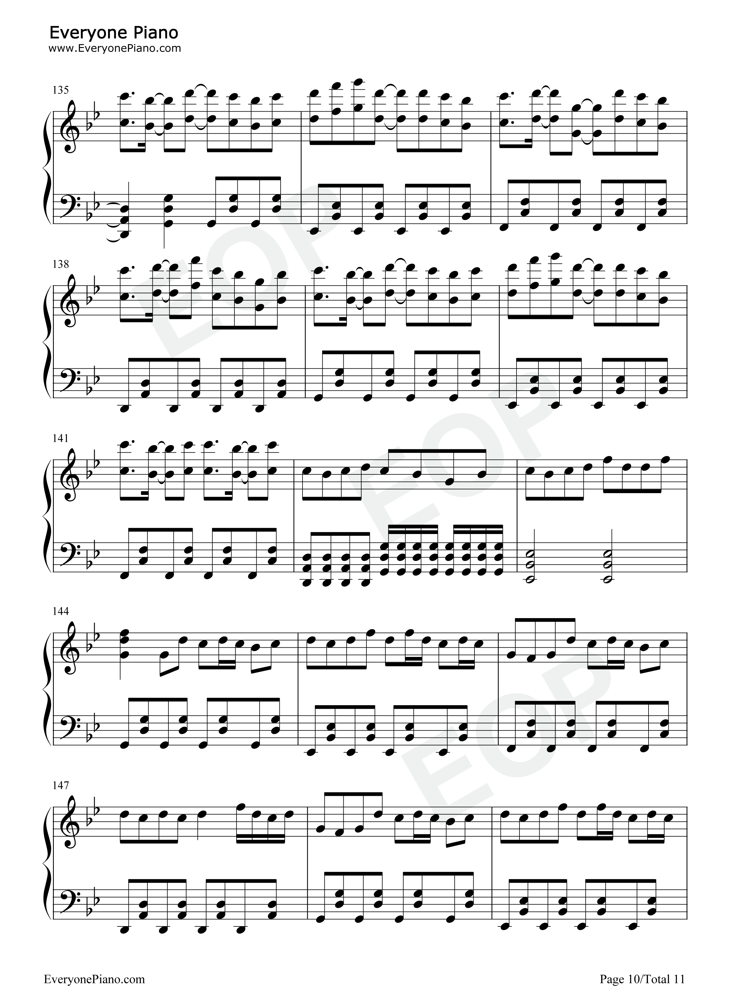 九九八十一钢琴谱_乐正绫_洛天依