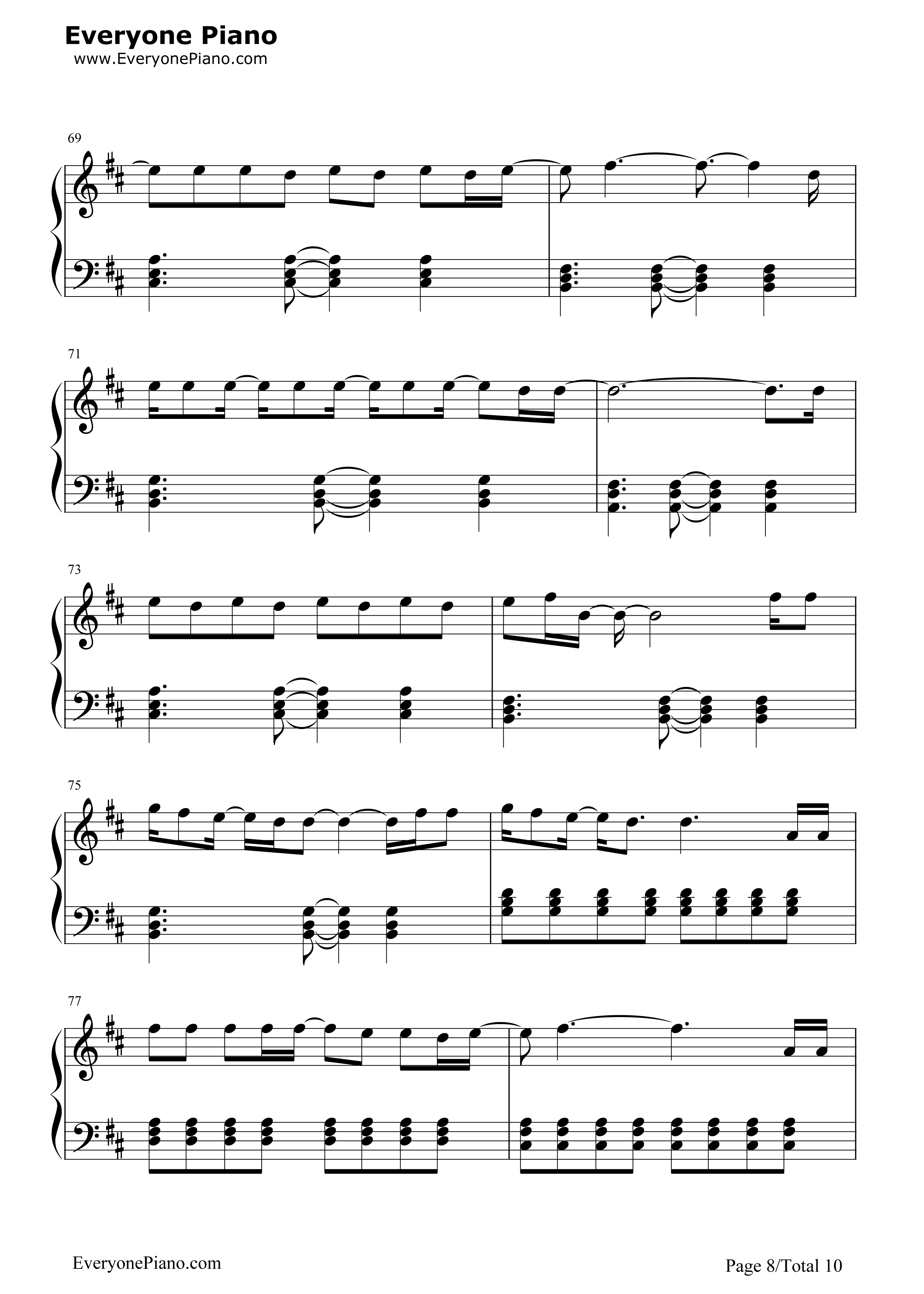 Amnesia钢琴谱_5_Seconds_of_Summer