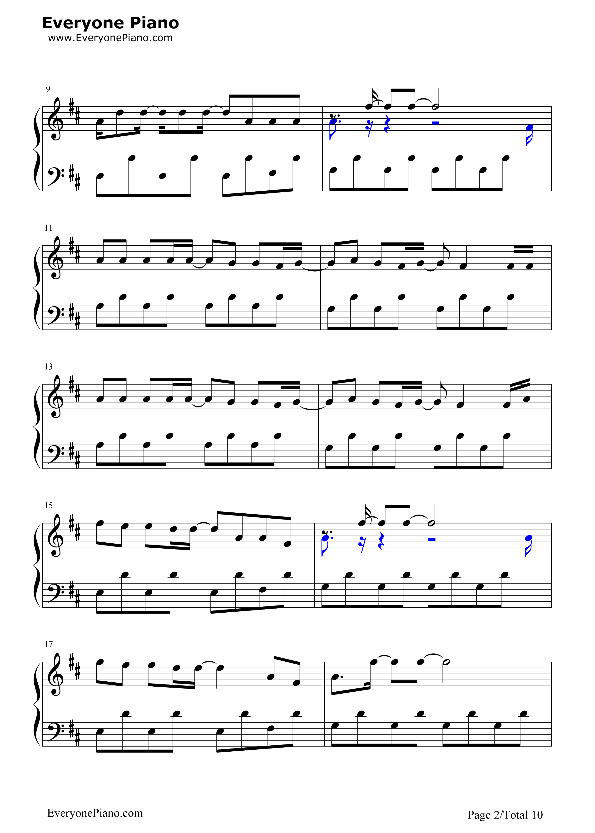 Amnesia钢琴谱_5_Seconds_of_Summer