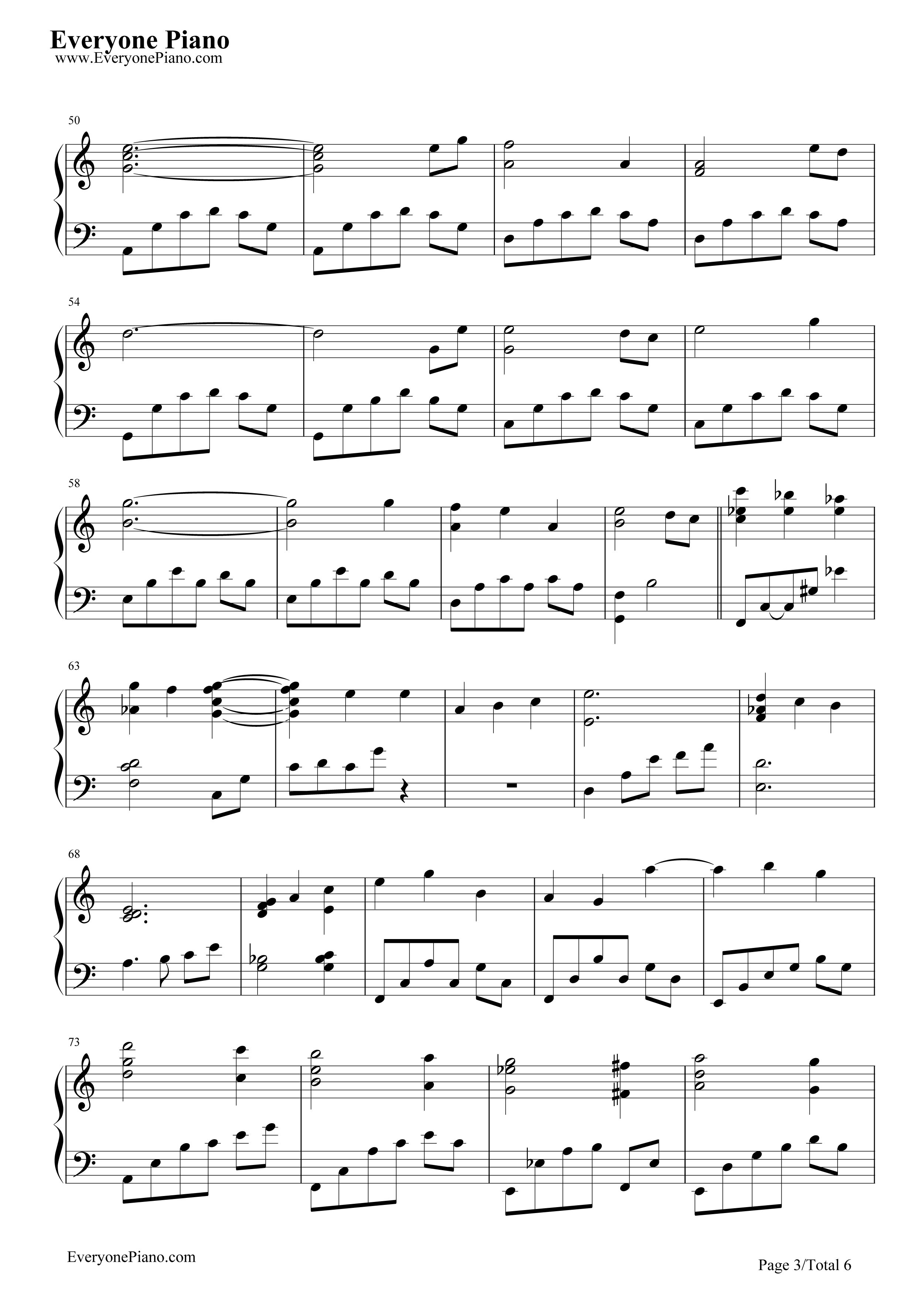 世界的约定钢琴谱_倍赏千恵子