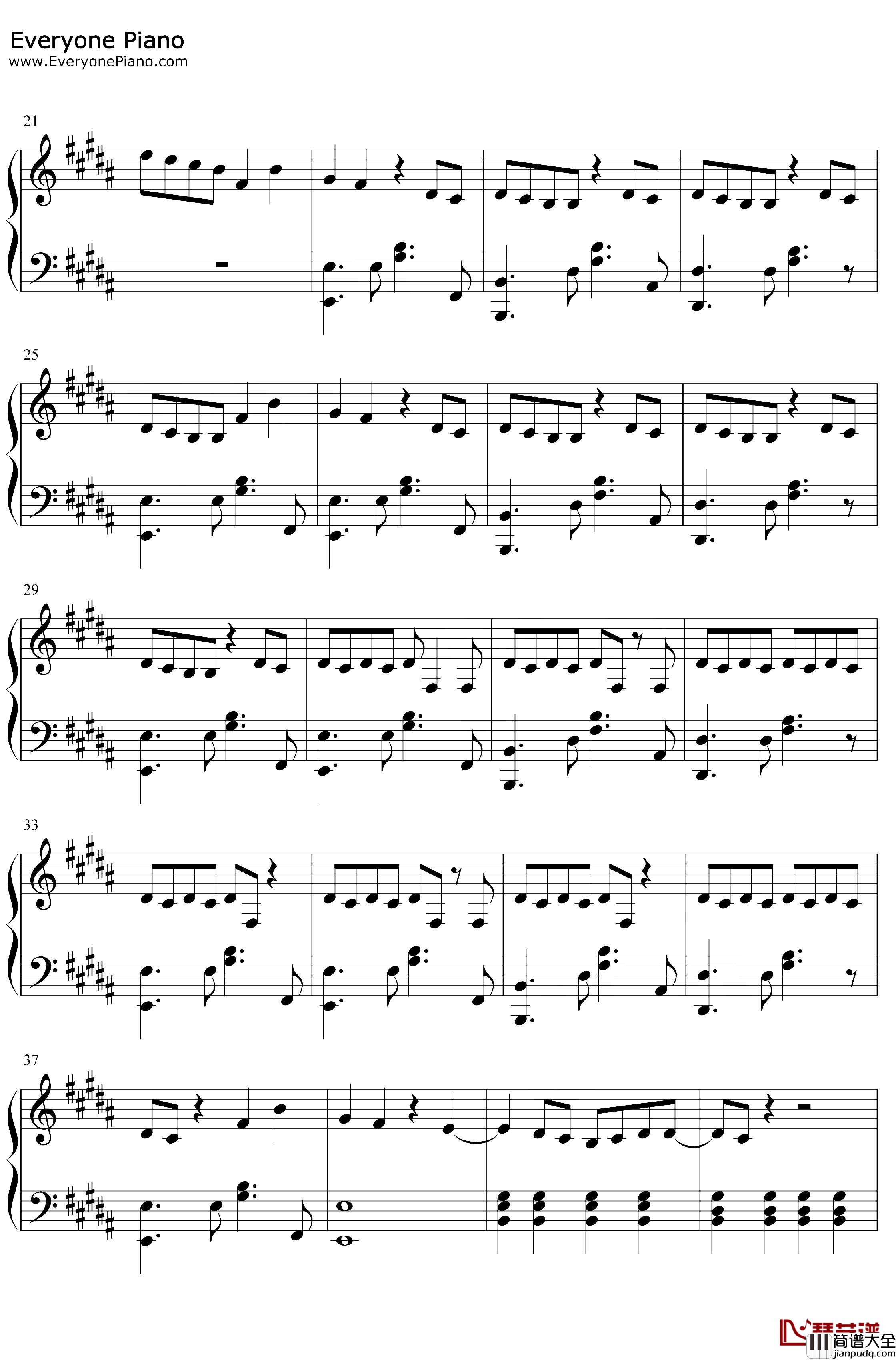 Birthday钢琴谱_Anne_Marie_Anne_Marie