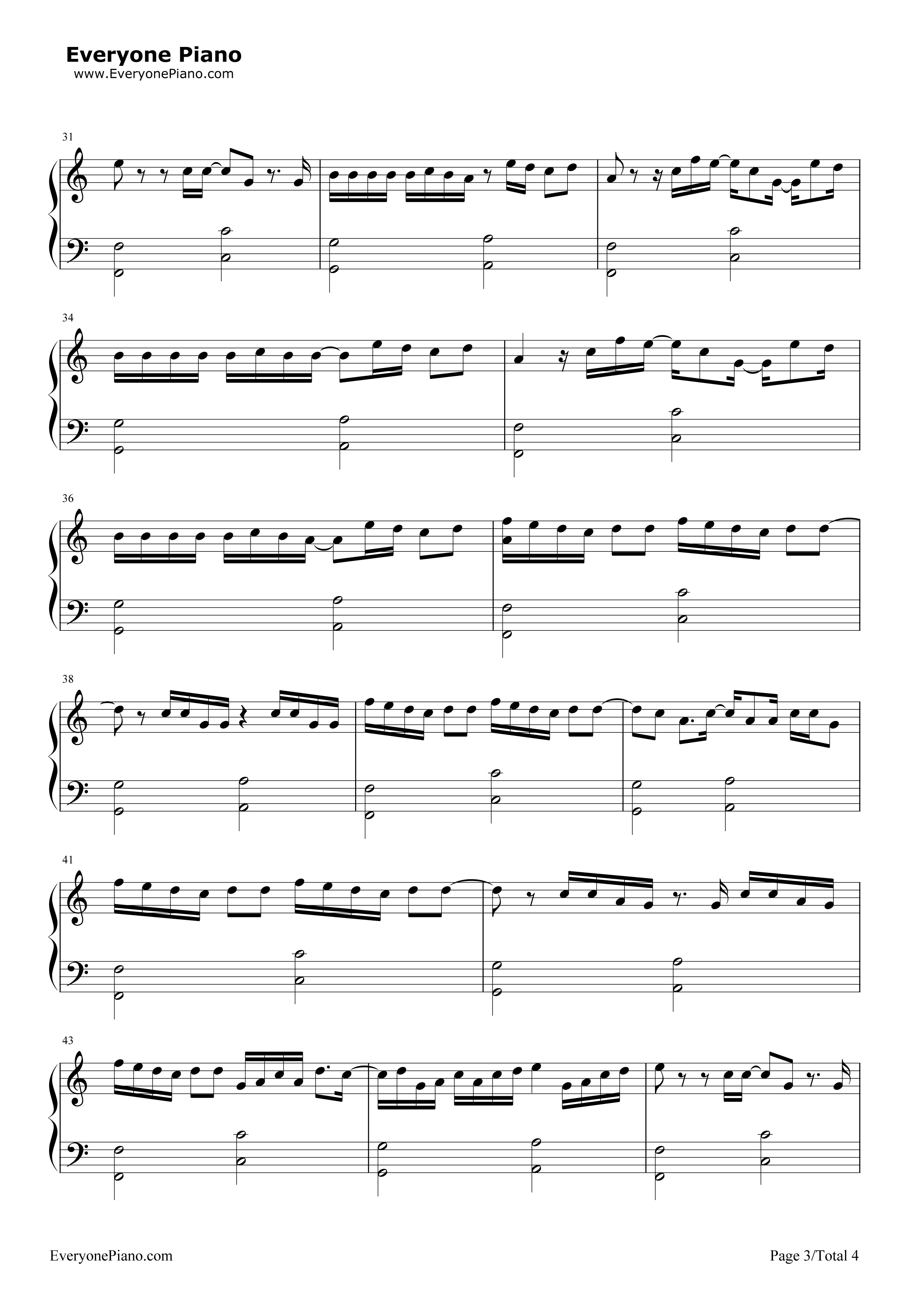 I Don't Wanna Live Forever钢琴谱_Zayn_Malik_Taylor_Swift