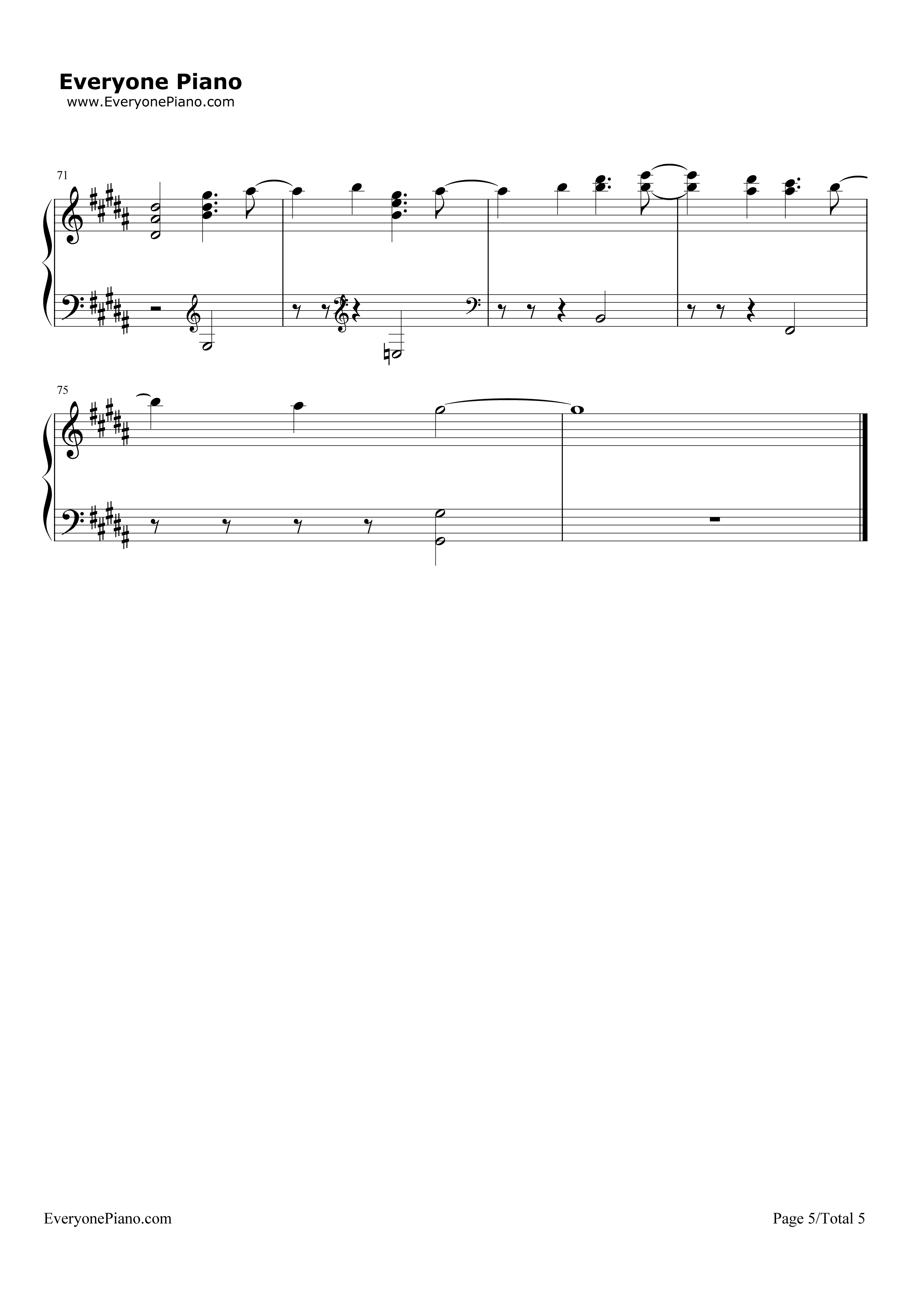 希望について钢琴谱_NO_NAME