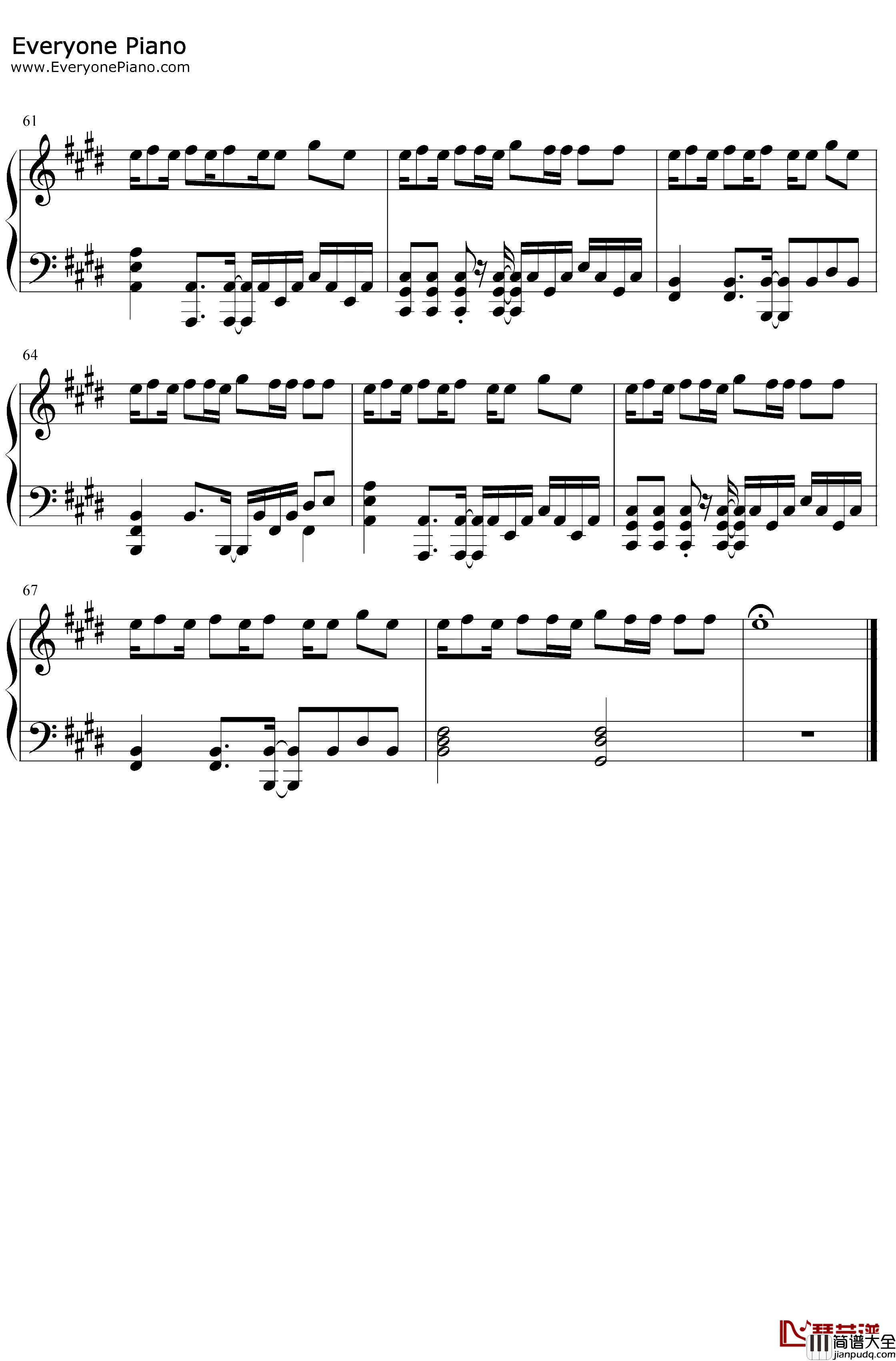 OK_Not_To_Be_OK钢琴谱_MarshmelloDemiLovato_MarshmelloftDemiLovato