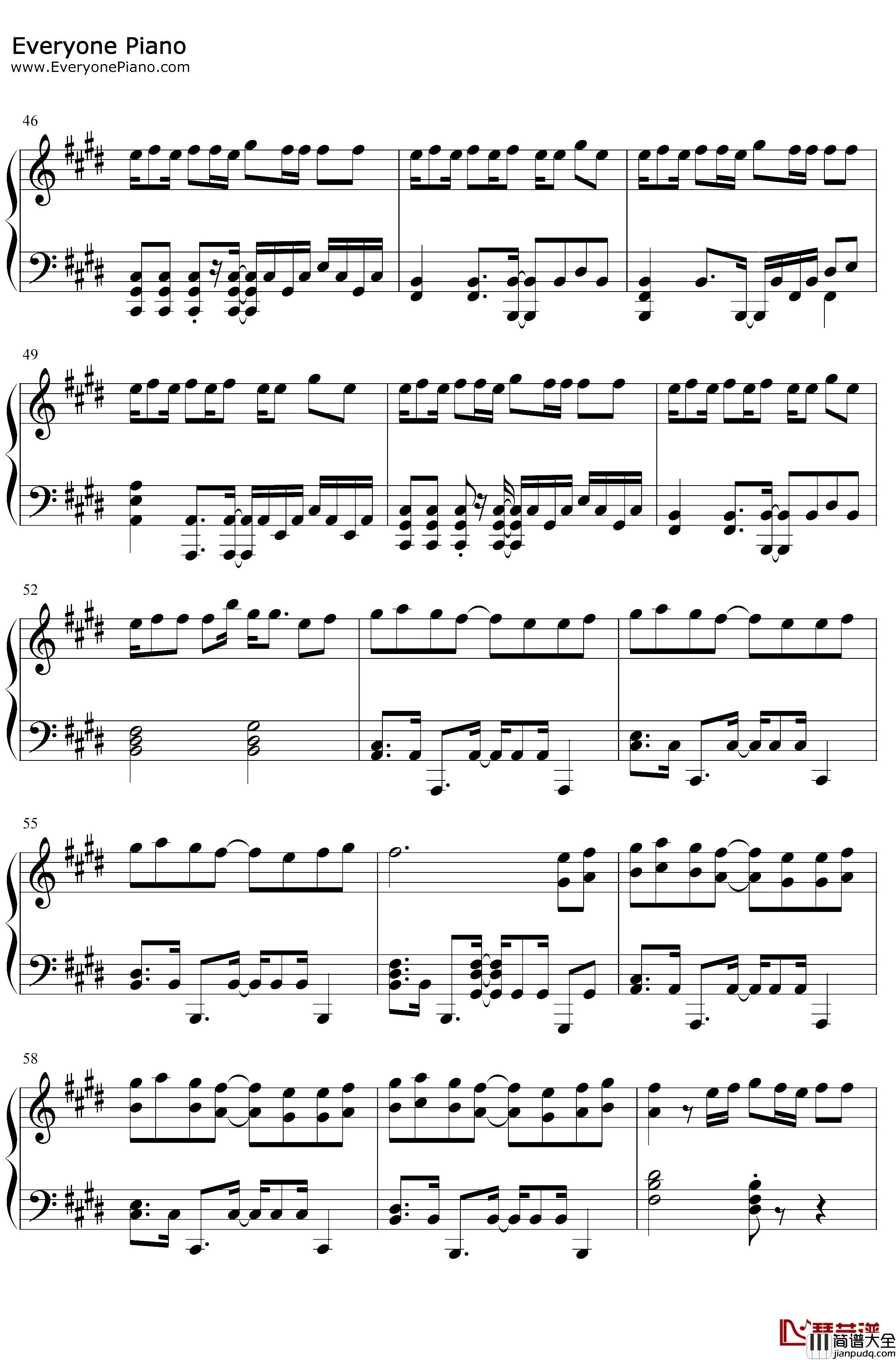 OK_Not_To_Be_OK钢琴谱_MarshmelloDemiLovato_MarshmelloftDemiLovato