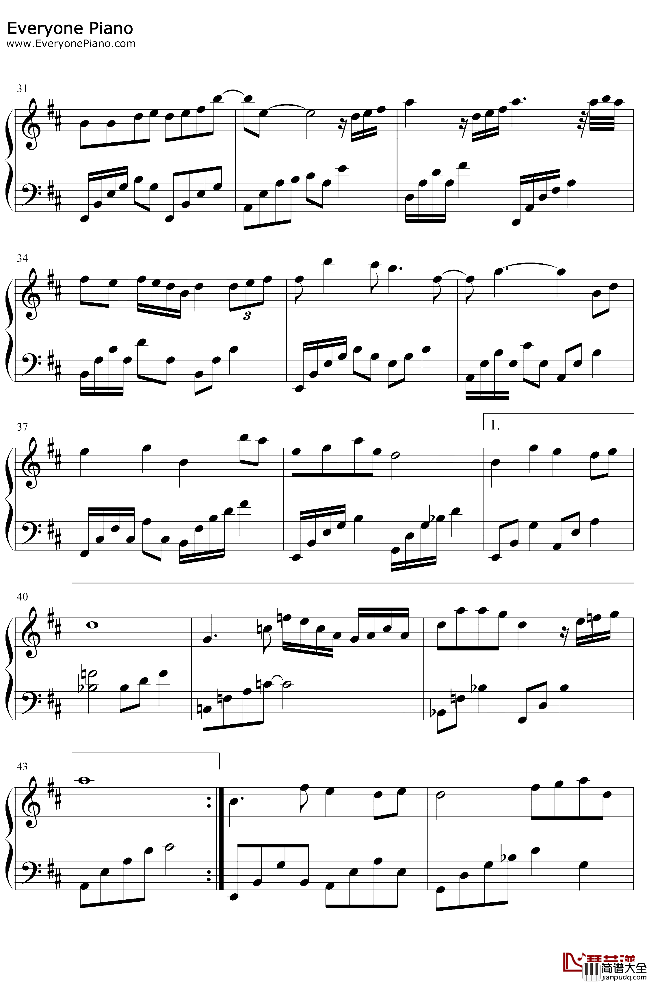 数红钢琴谱_银临_长安诺插曲