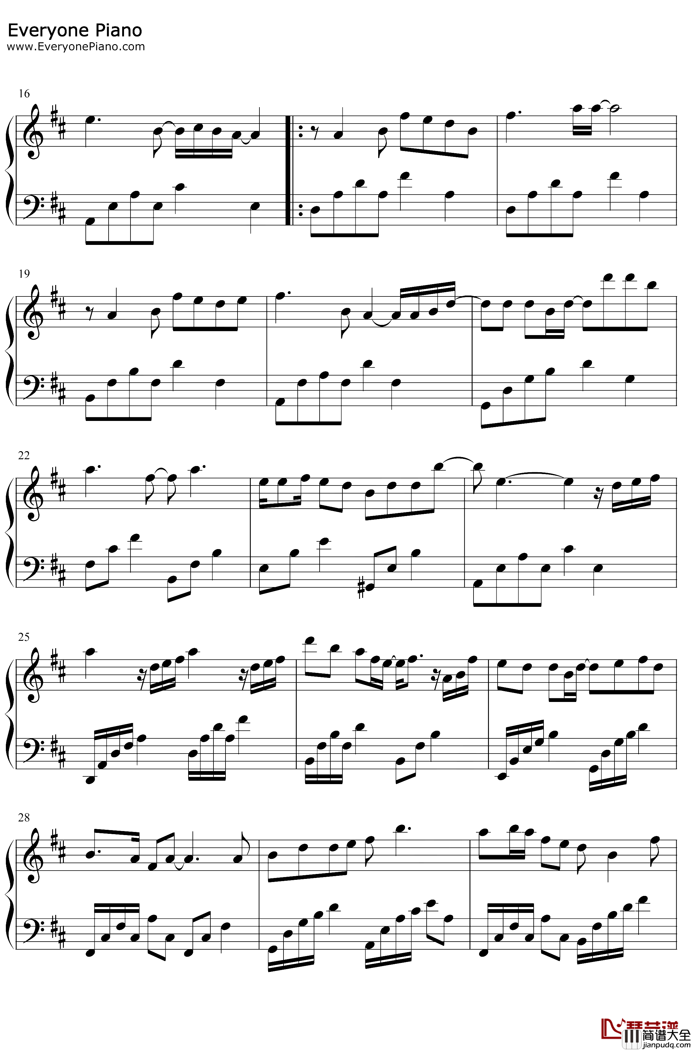 数红钢琴谱_银临_长安诺插曲