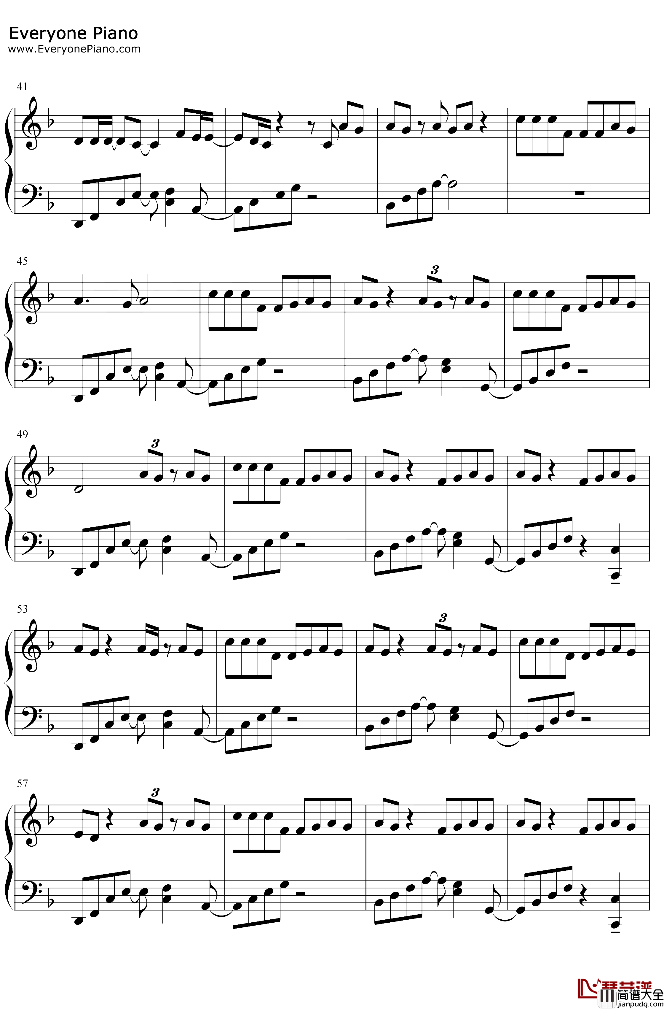 Positions钢琴谱_ArianaGrande_ArianaGrande