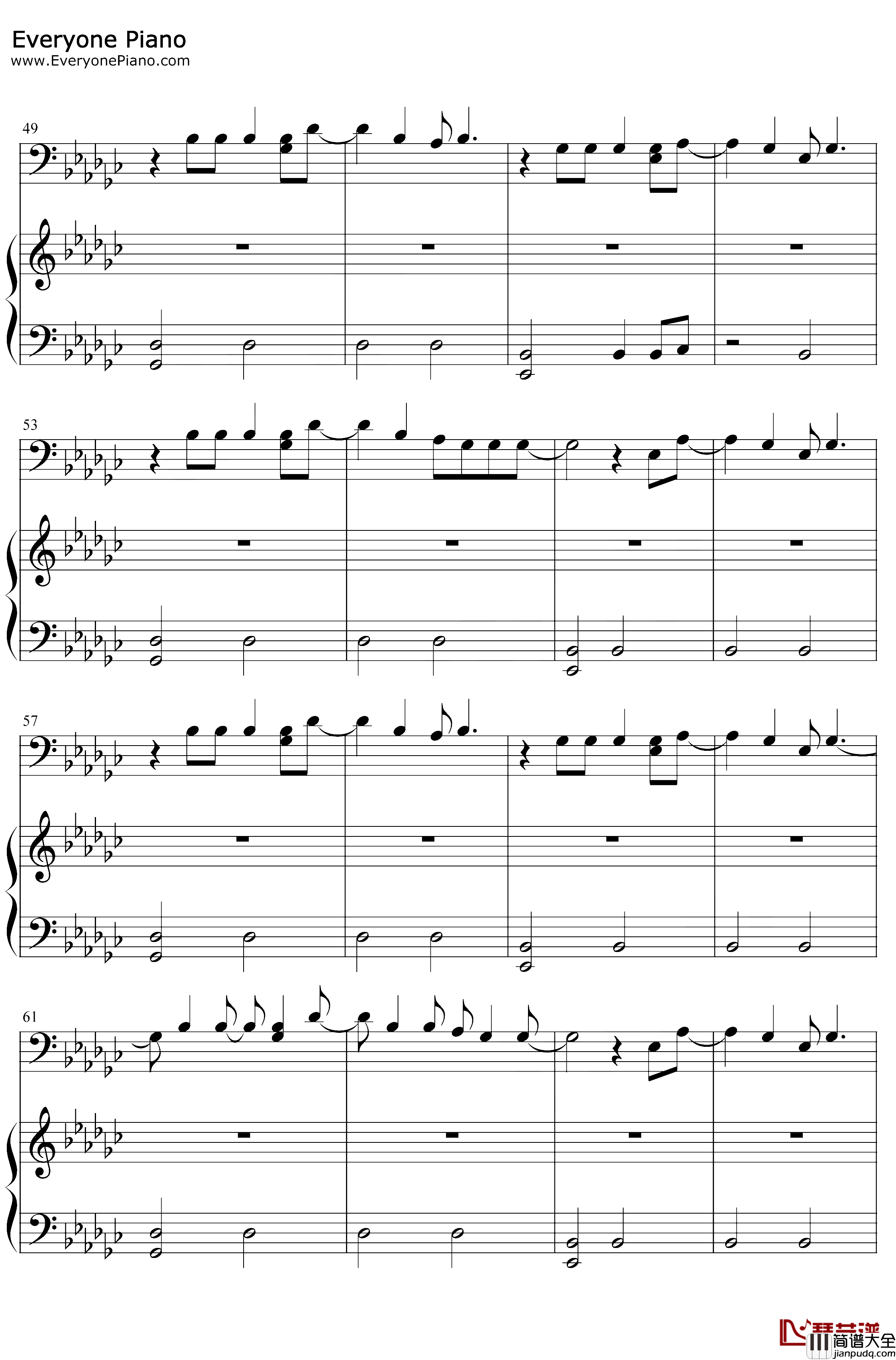 Exile钢琴谱_TaylorSwiftBonIver_TaylorSwiftftBonIver