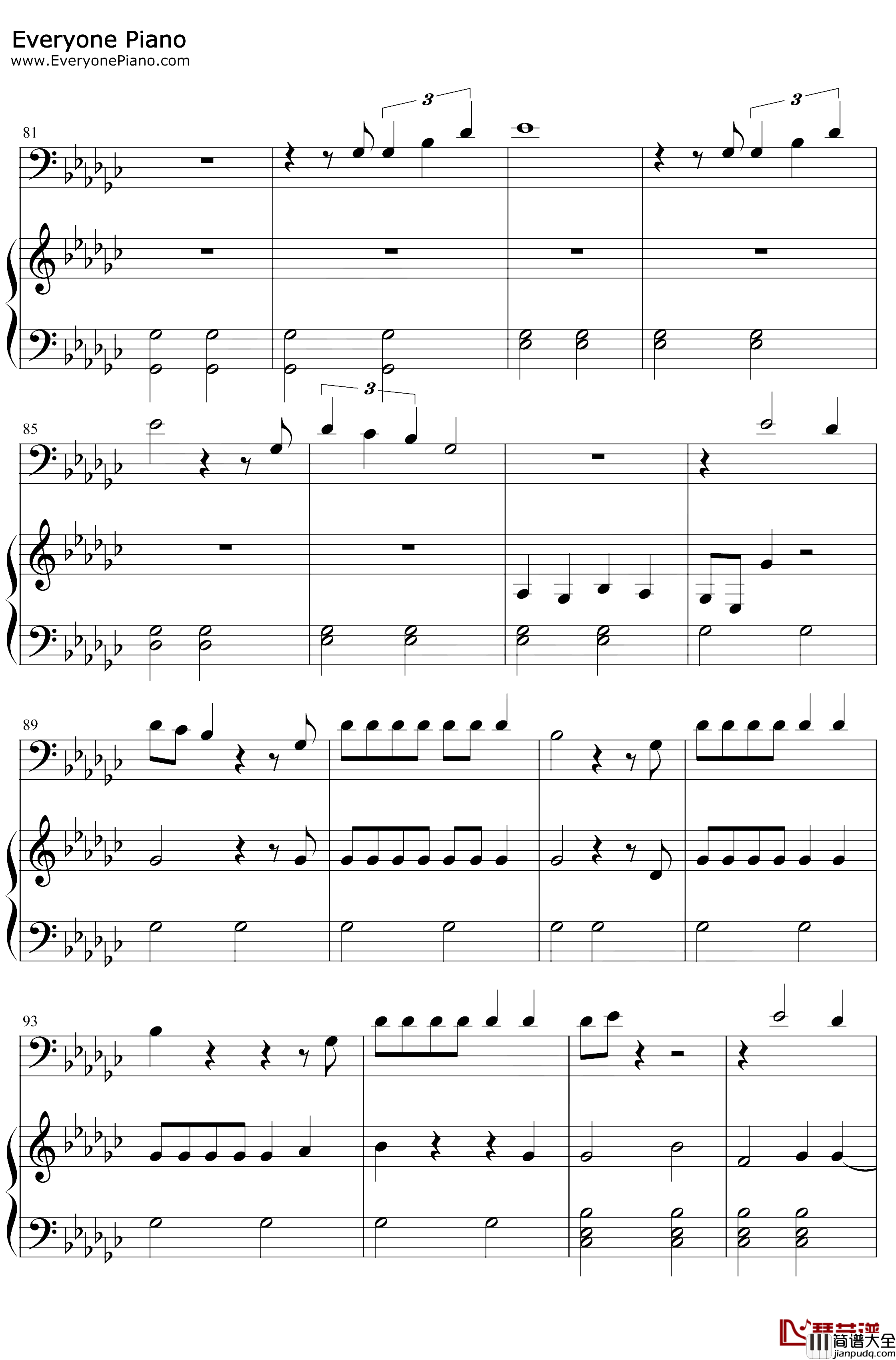 Exile钢琴谱_TaylorSwiftBonIver_TaylorSwiftftBonIver