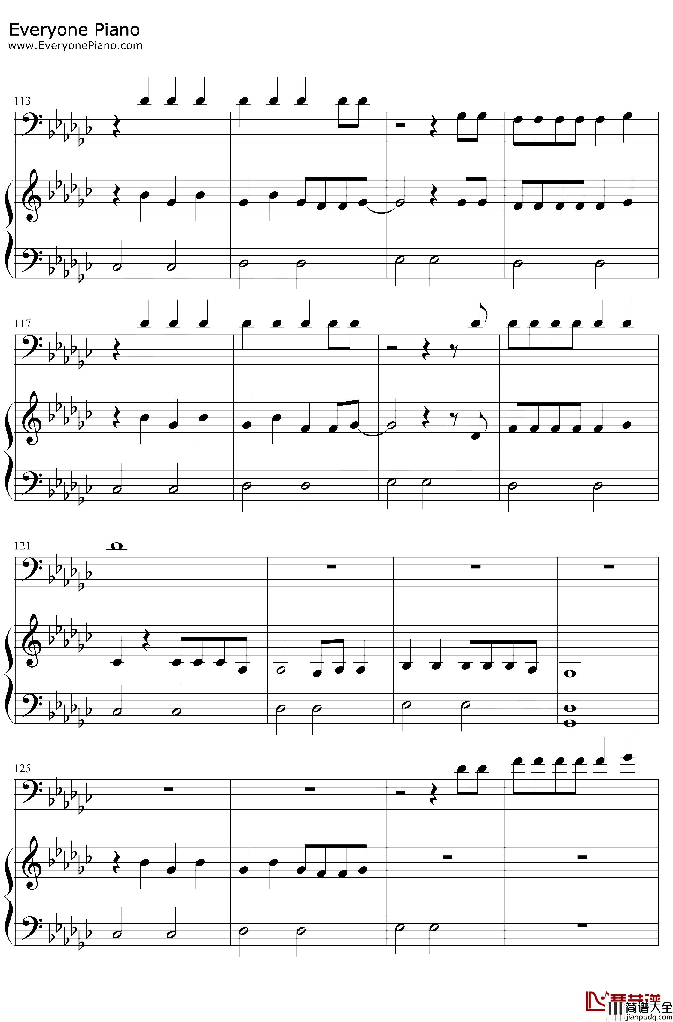 Exile钢琴谱_TaylorSwiftBonIver_TaylorSwiftftBonIver