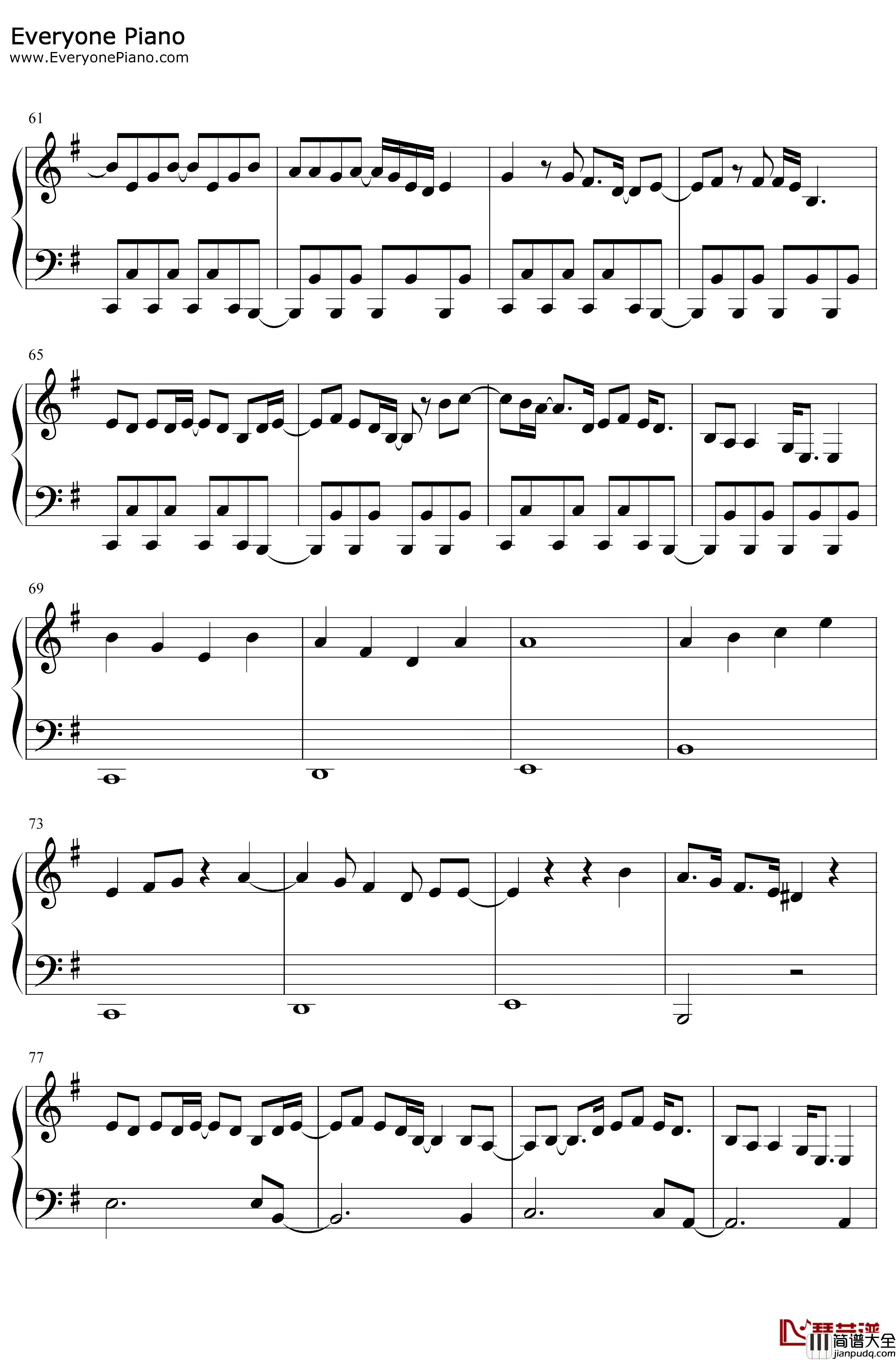 Midnight_Sky钢琴谱_MileyCyrus_MileyCyrus