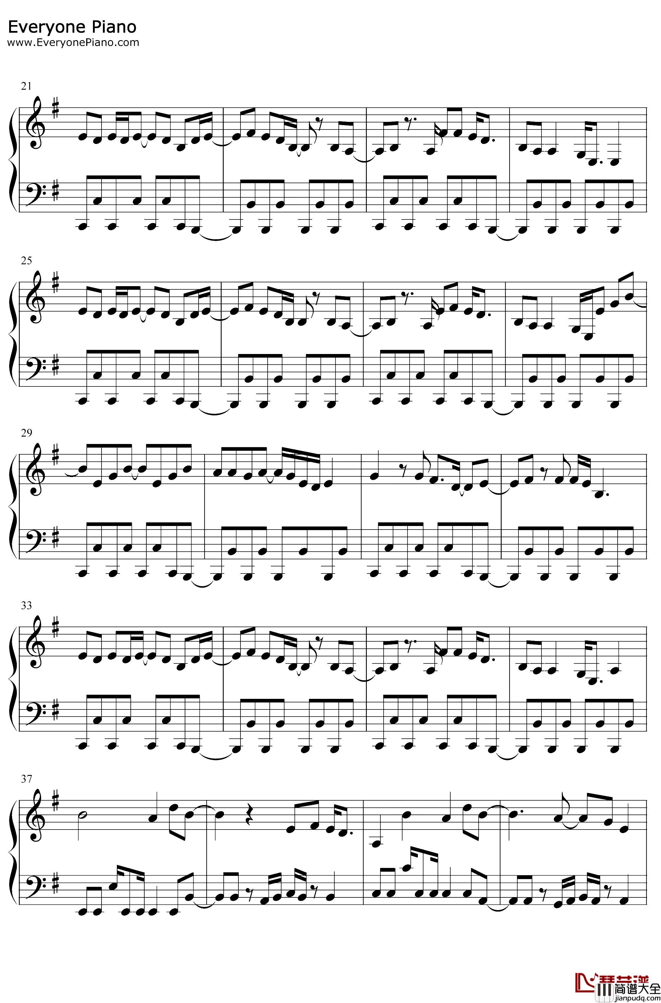 Midnight_Sky钢琴谱_MileyCyrus_MileyCyrus