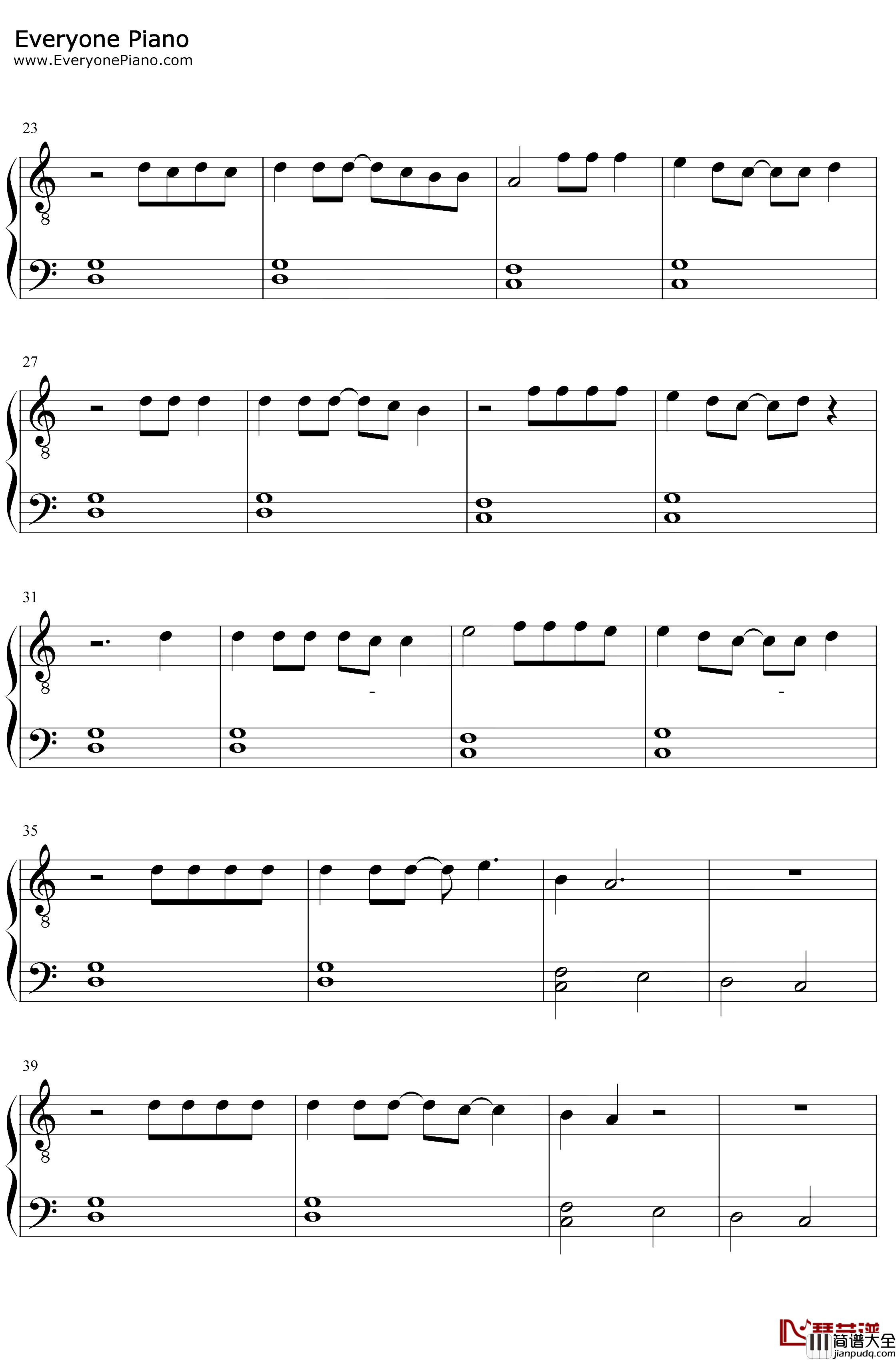 Let_Me_Love_You_Like_A_Woman钢琴谱_LanaDelRey_LanaDelRey