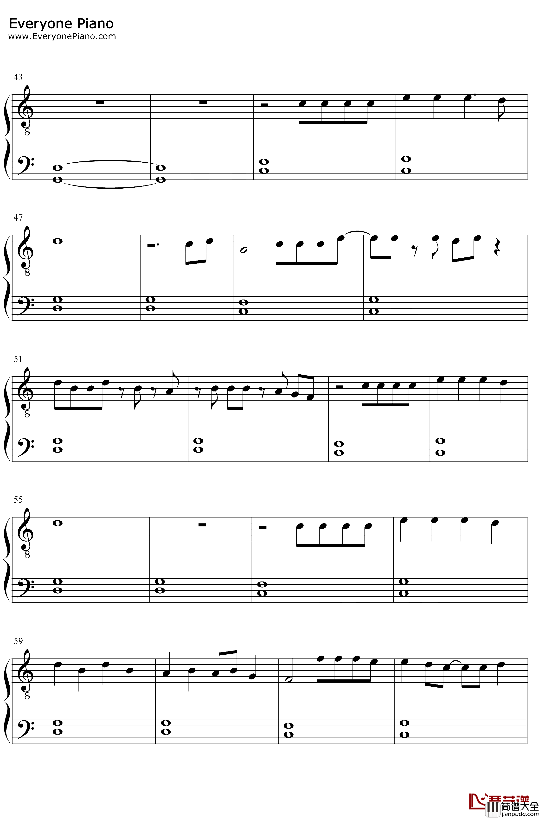 Let_Me_Love_You_Like_A_Woman钢琴谱_LanaDelRey_LanaDelRey