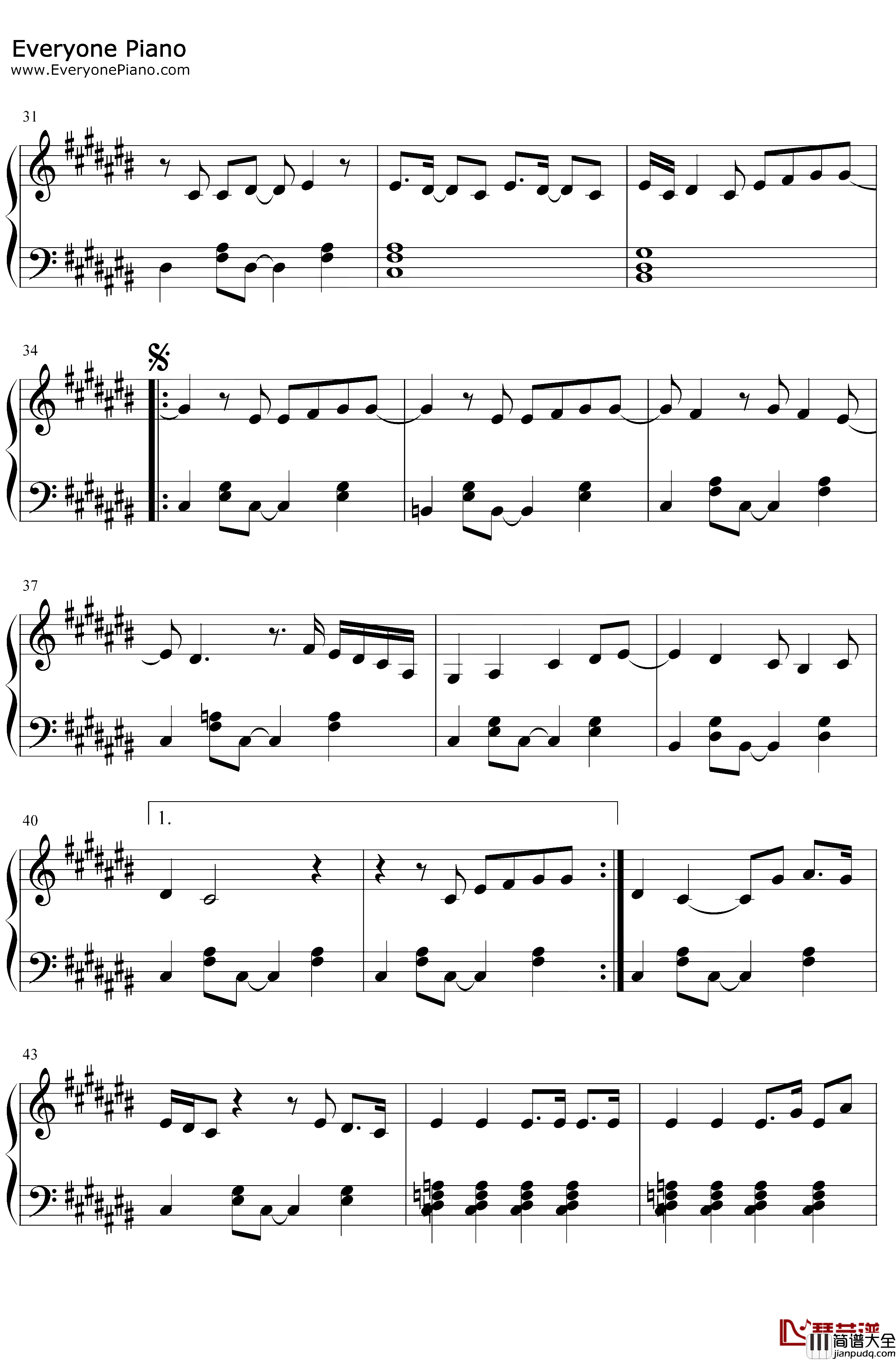 Christmas_Without_You钢琴谱_AvaMax_AvaMax