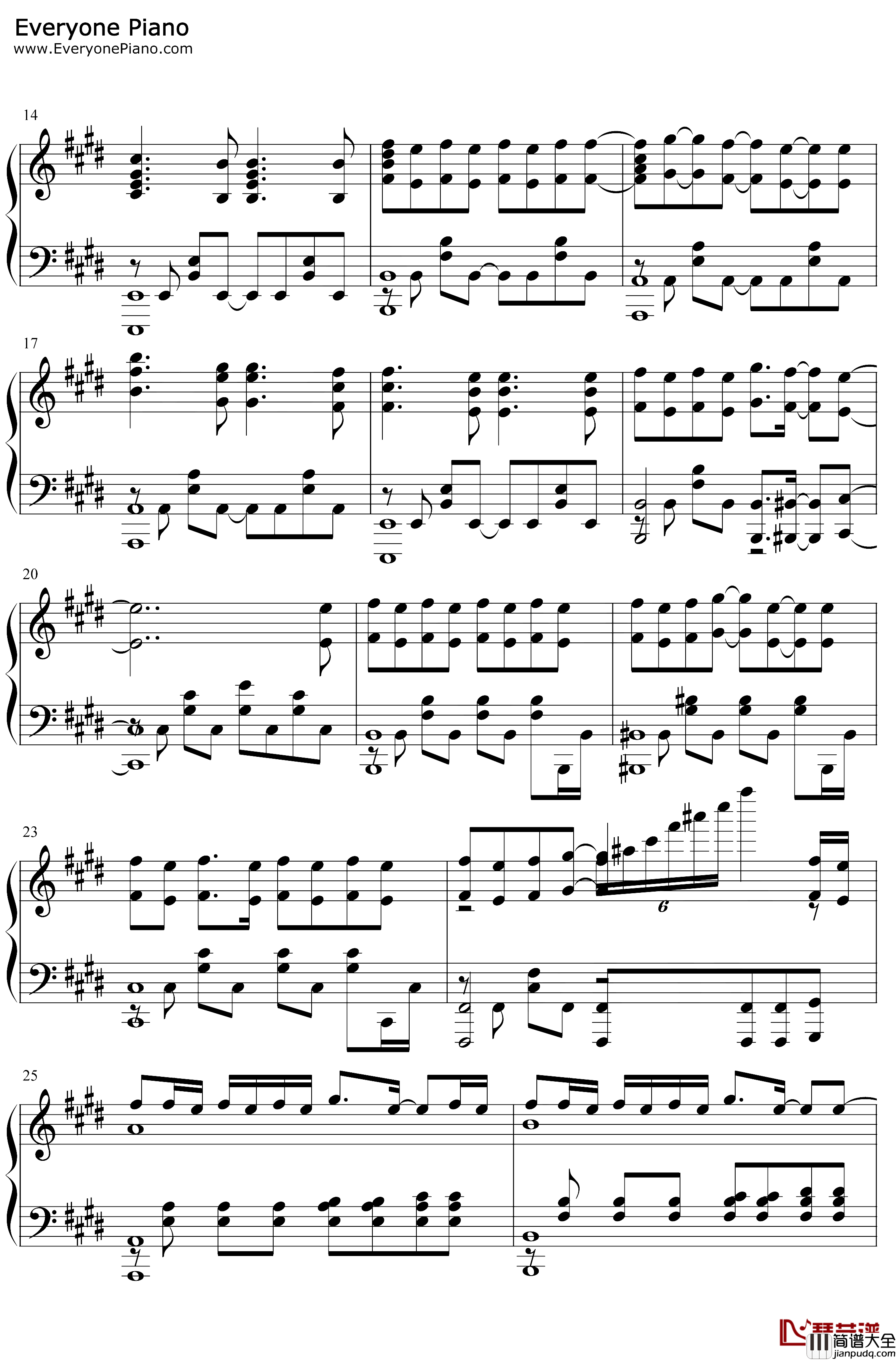 First_Drop钢琴谱_Halca_租借女友ED