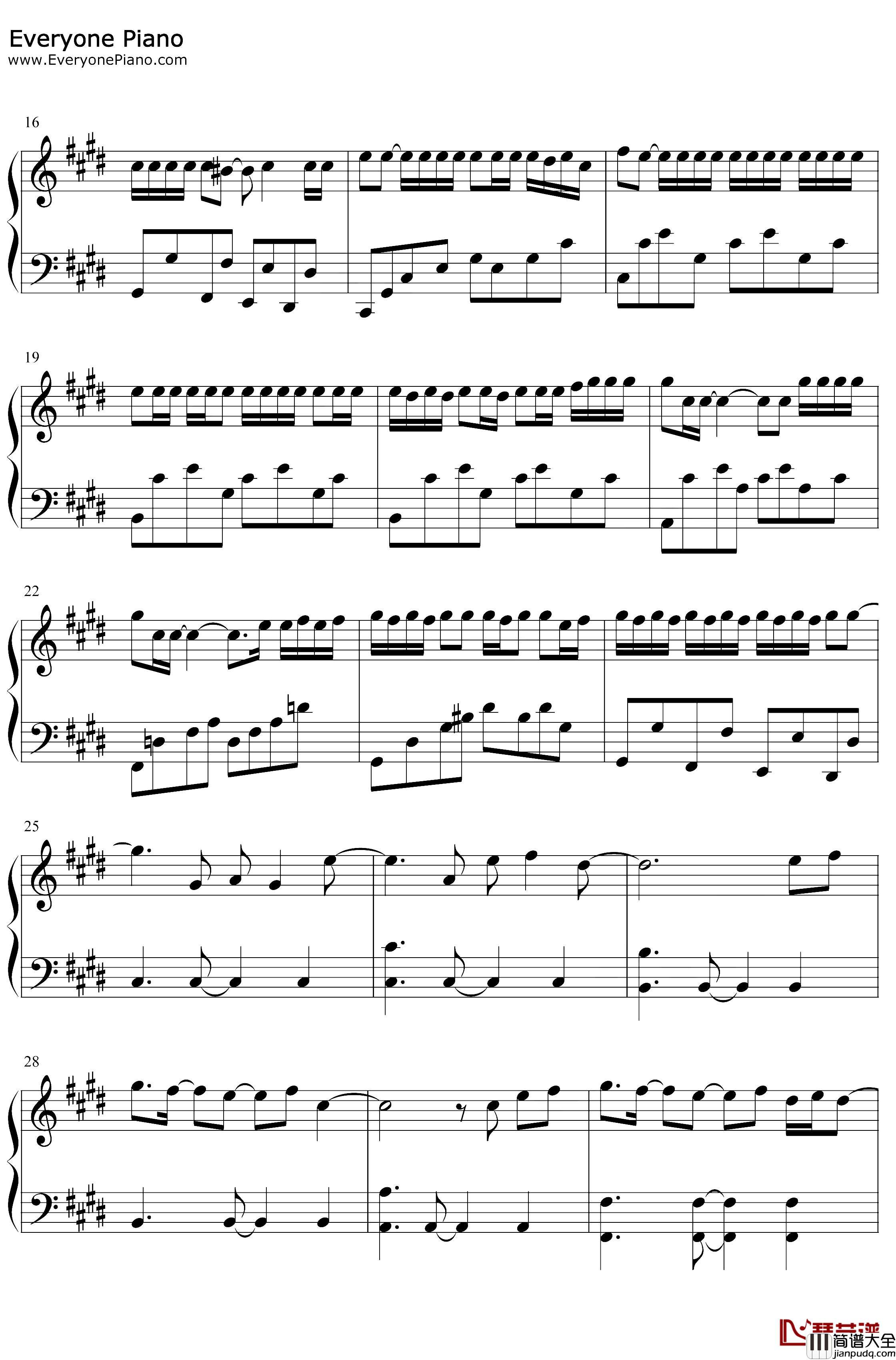 孤独钢琴谱_邓紫棋_邓紫棋新歌引共鸣