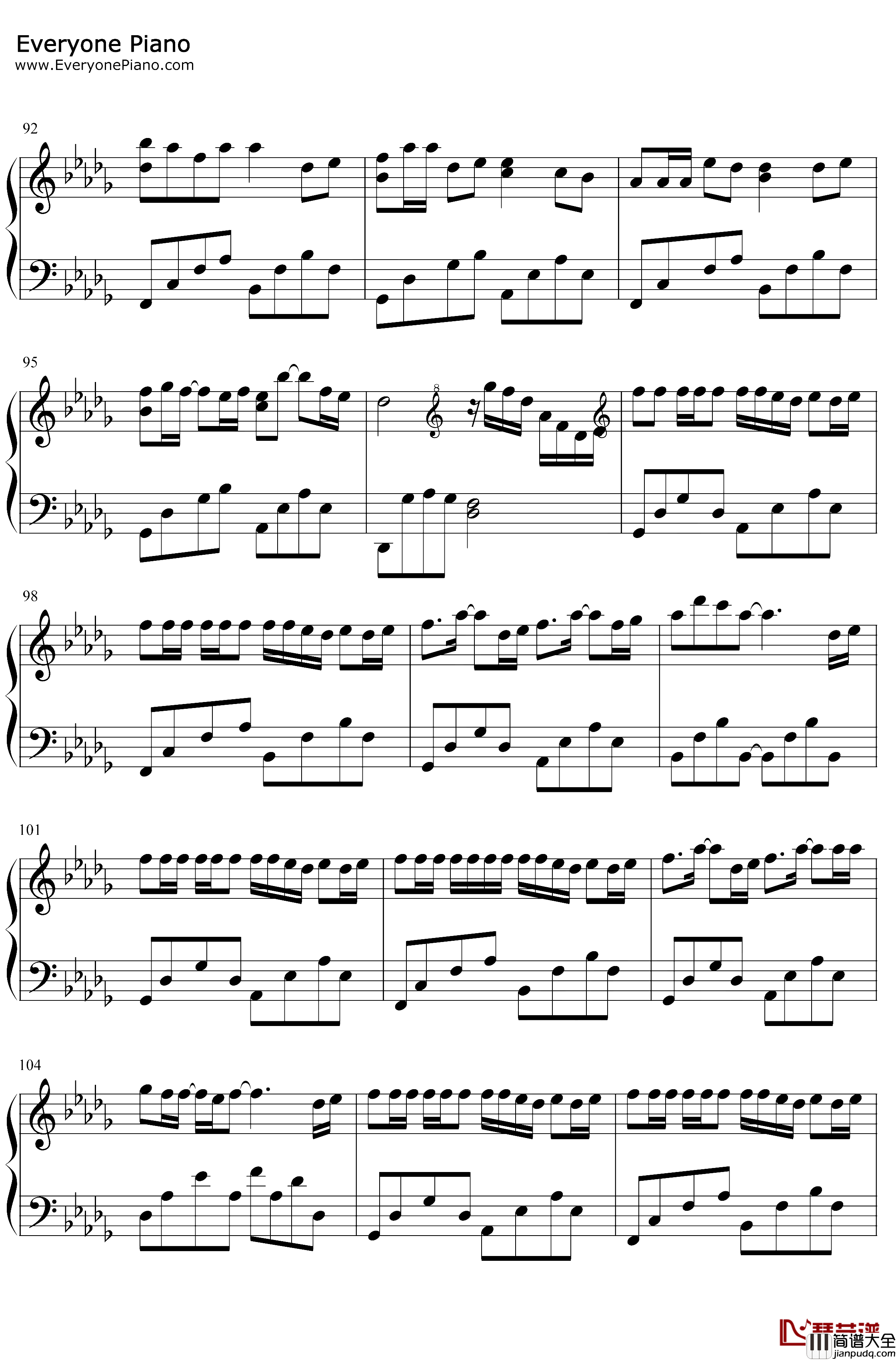 把回忆拼好给你钢琴谱_王贰浪_我们之间的回忆全部都小心地收集_抖音热歌