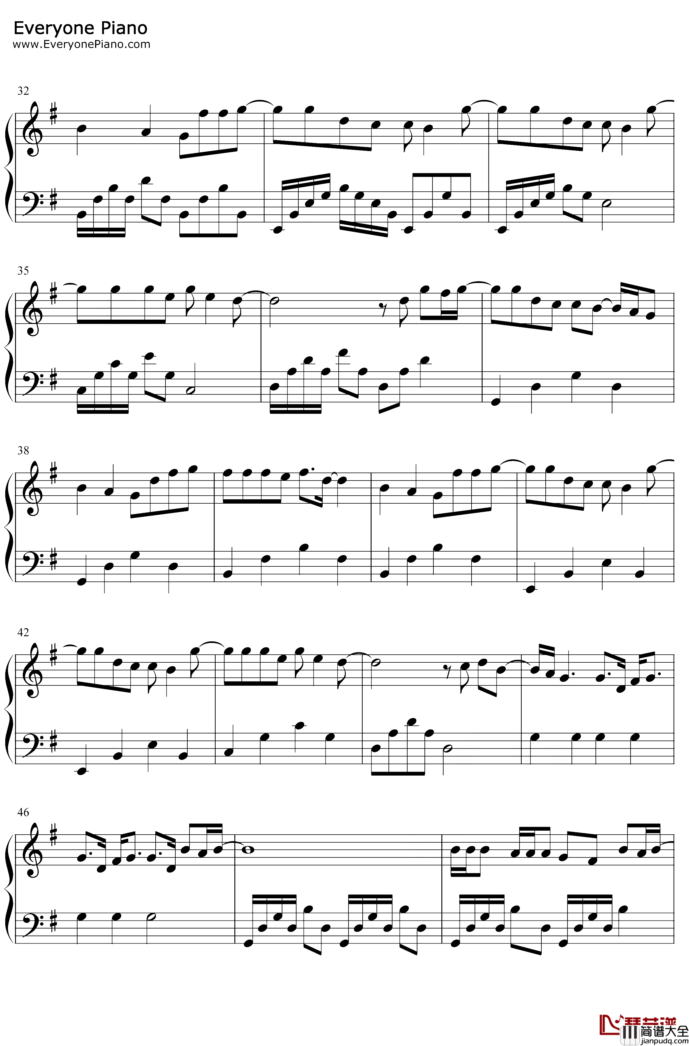 最好是钢琴谱_林俊杰_林俊杰