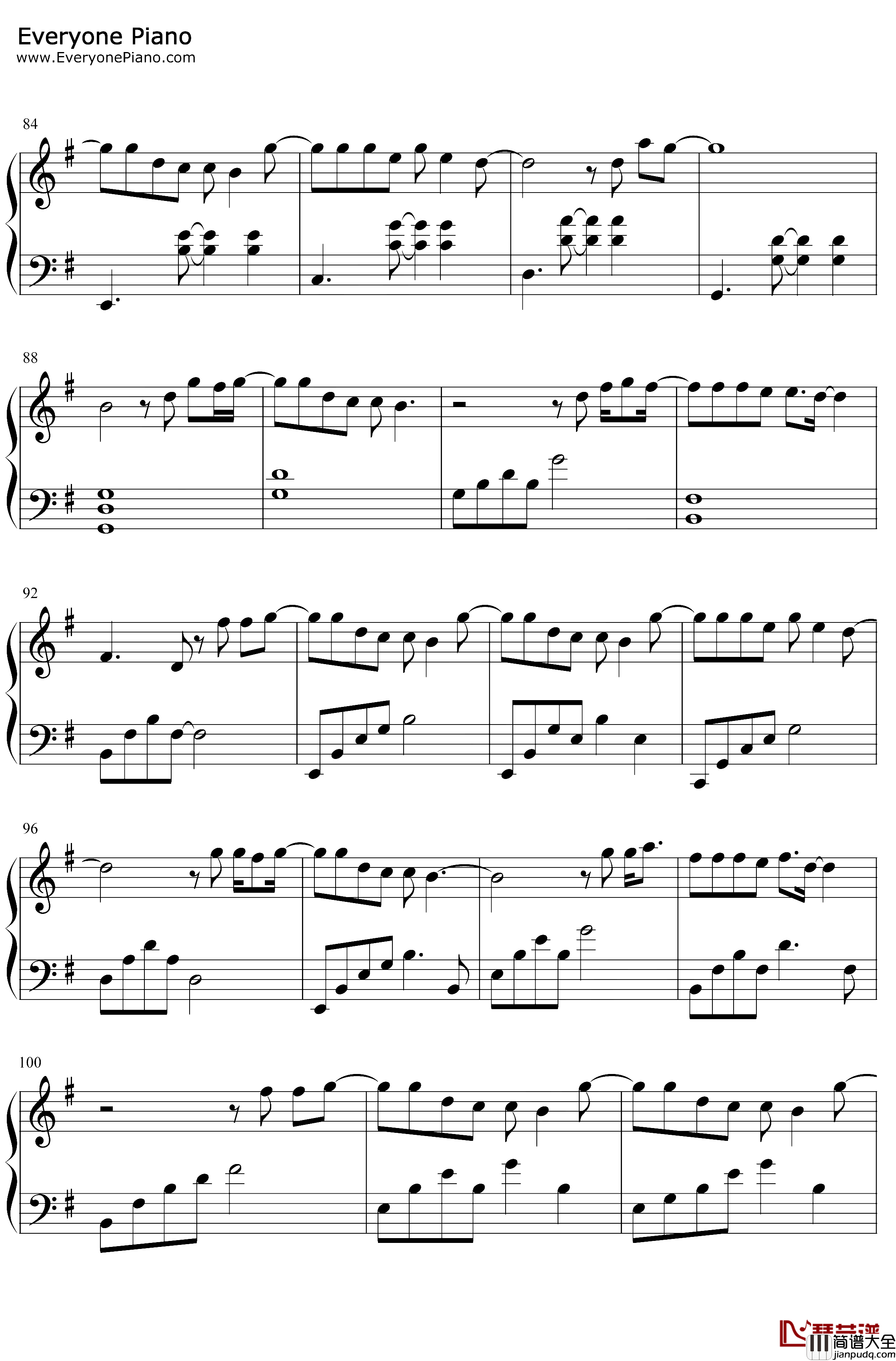 最好是钢琴谱_林俊杰_林俊杰