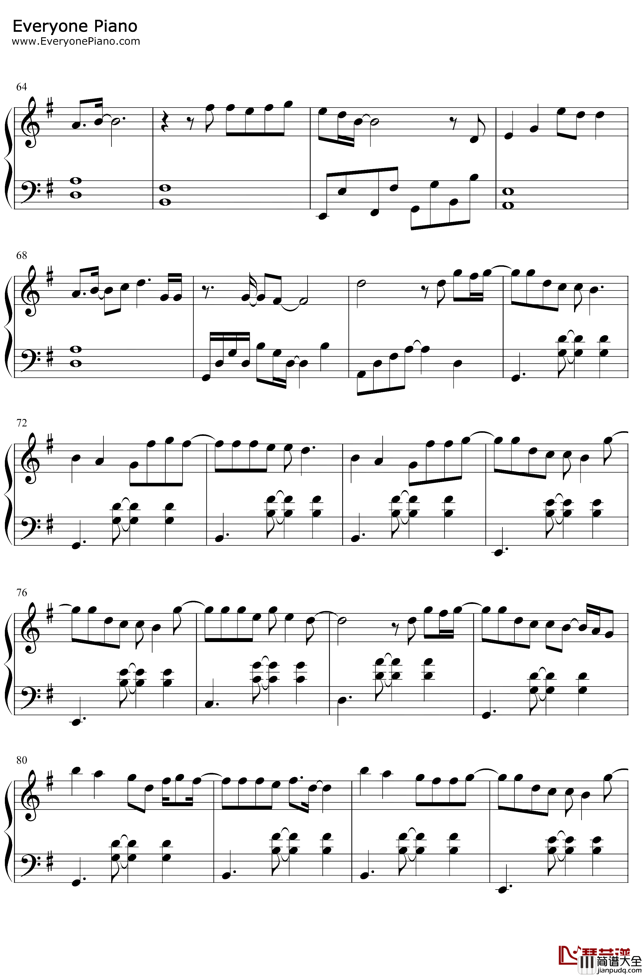 最好是钢琴谱_林俊杰_林俊杰