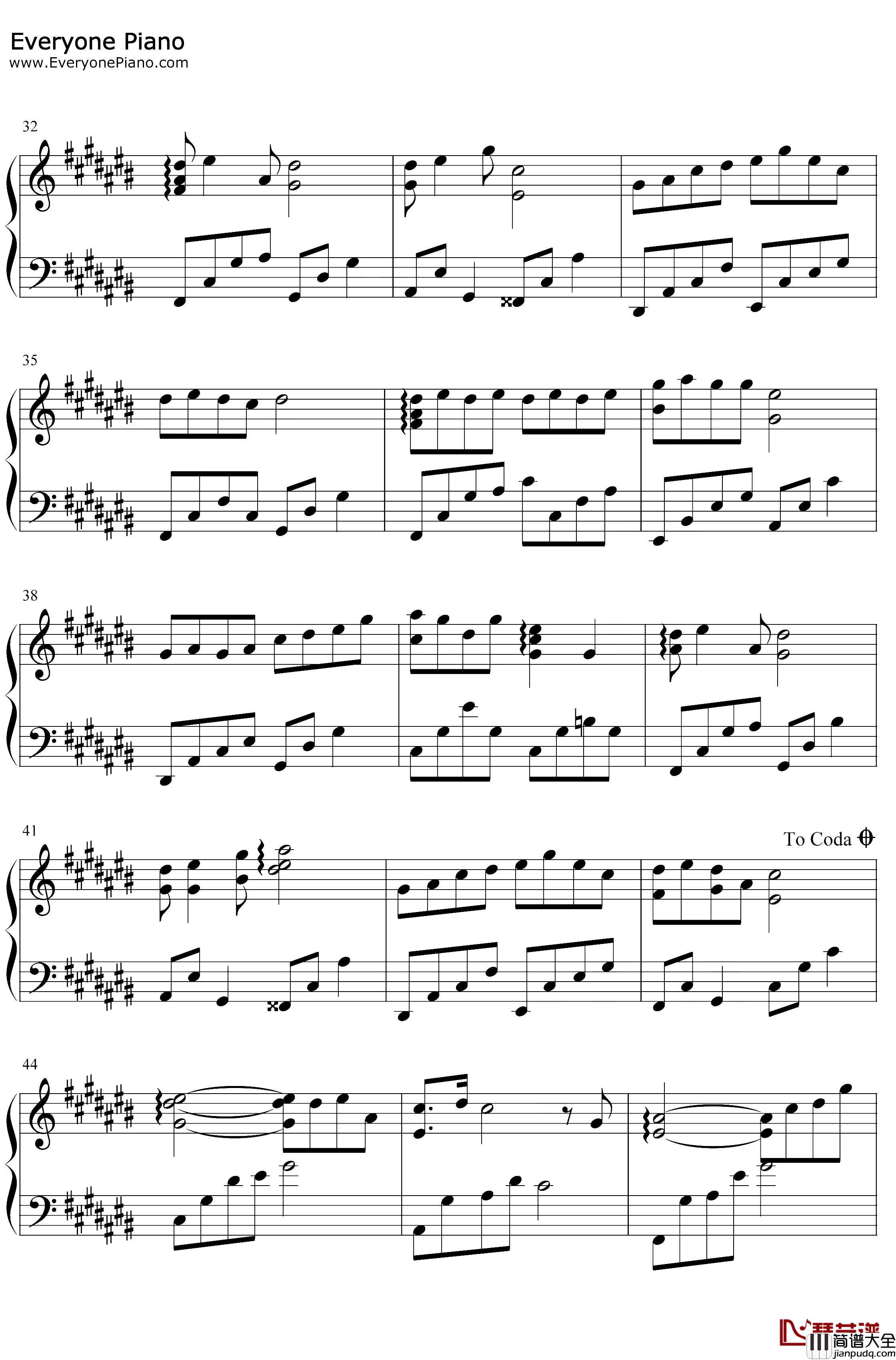 棠梨煎雪钢琴谱_银临_完美版