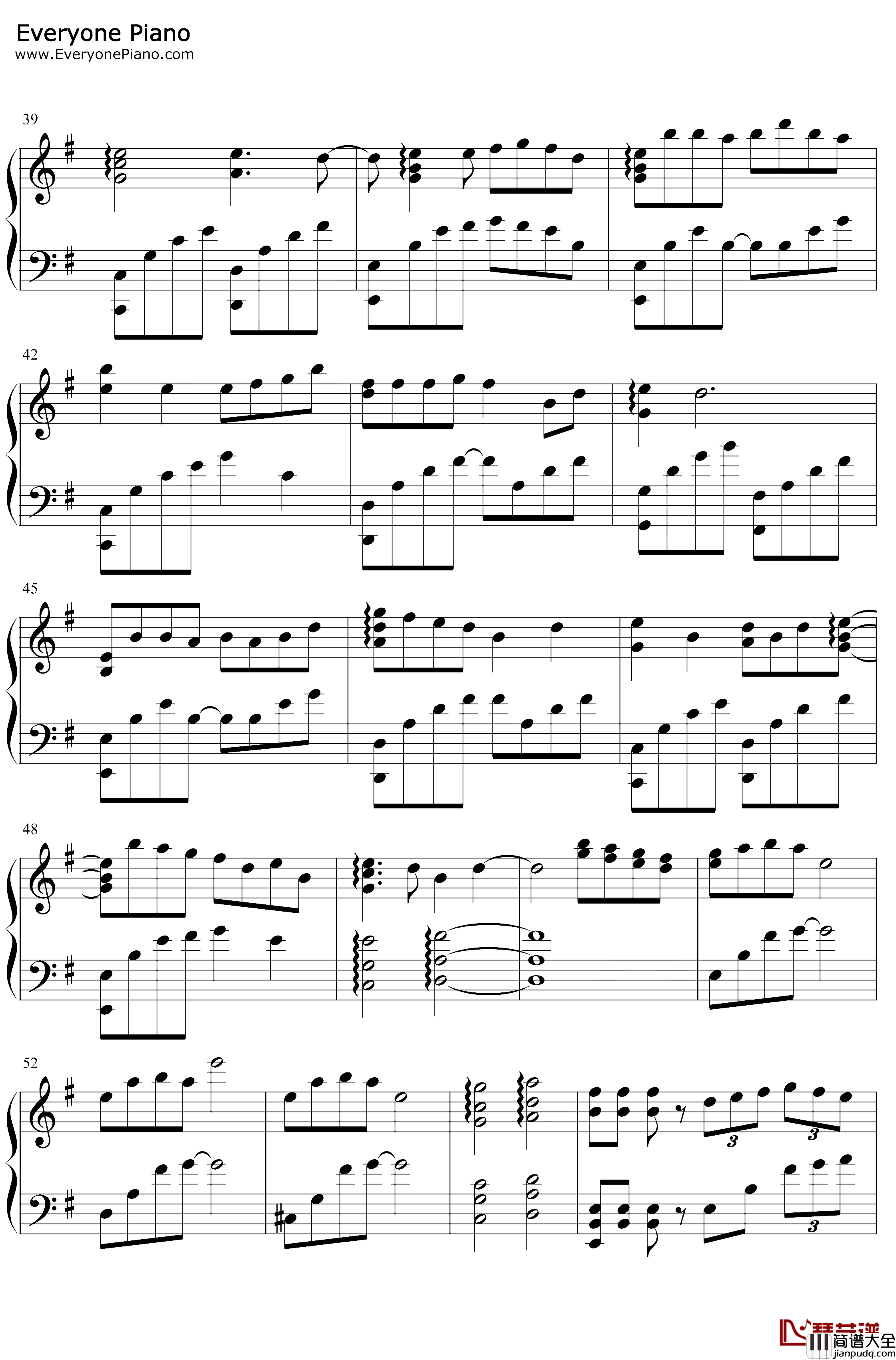 凉凉钢琴谱_张碧晨杨宗纬_完美版