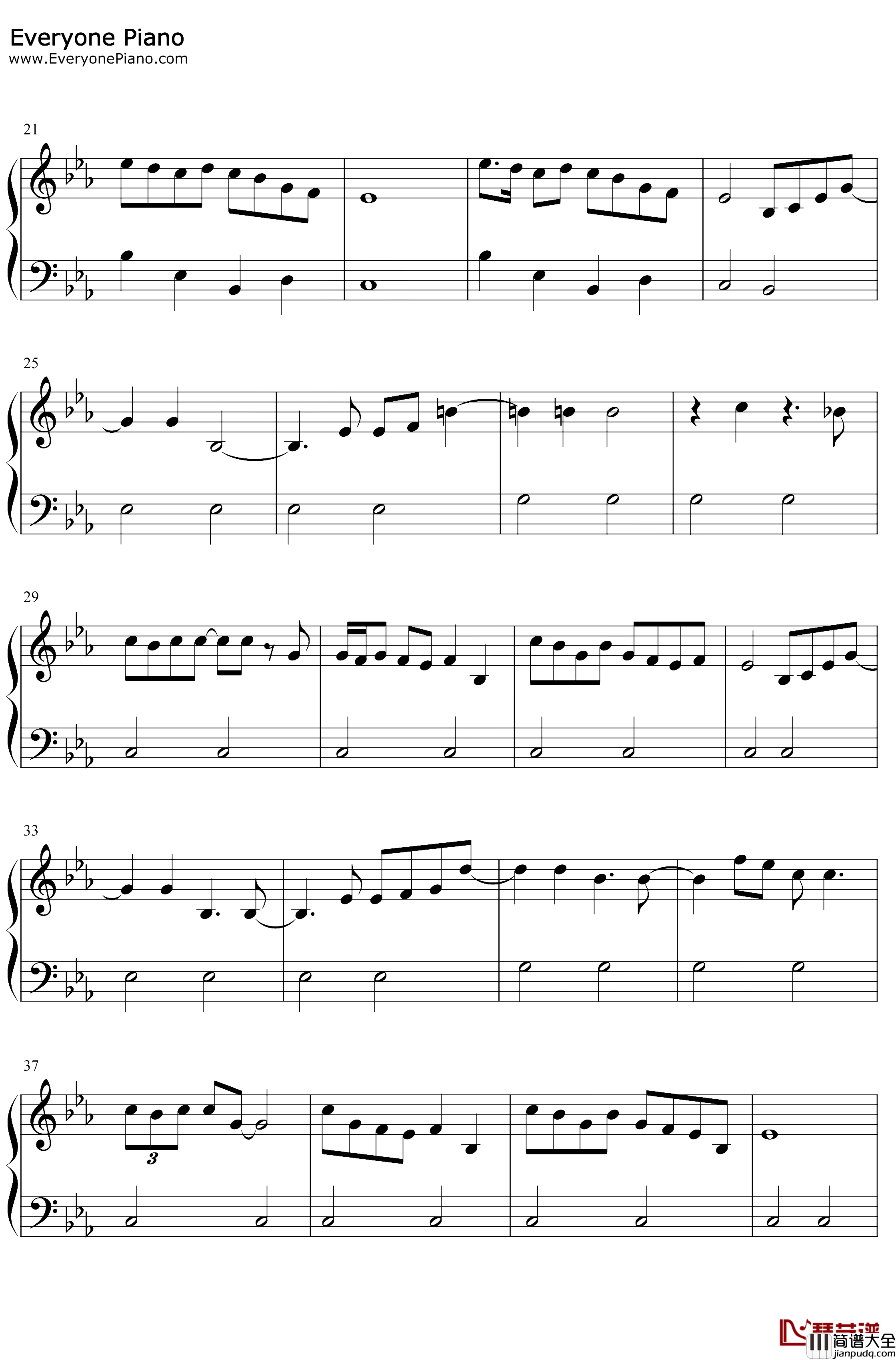 POV钢琴谱_ArianaGrande_ArianaGrande