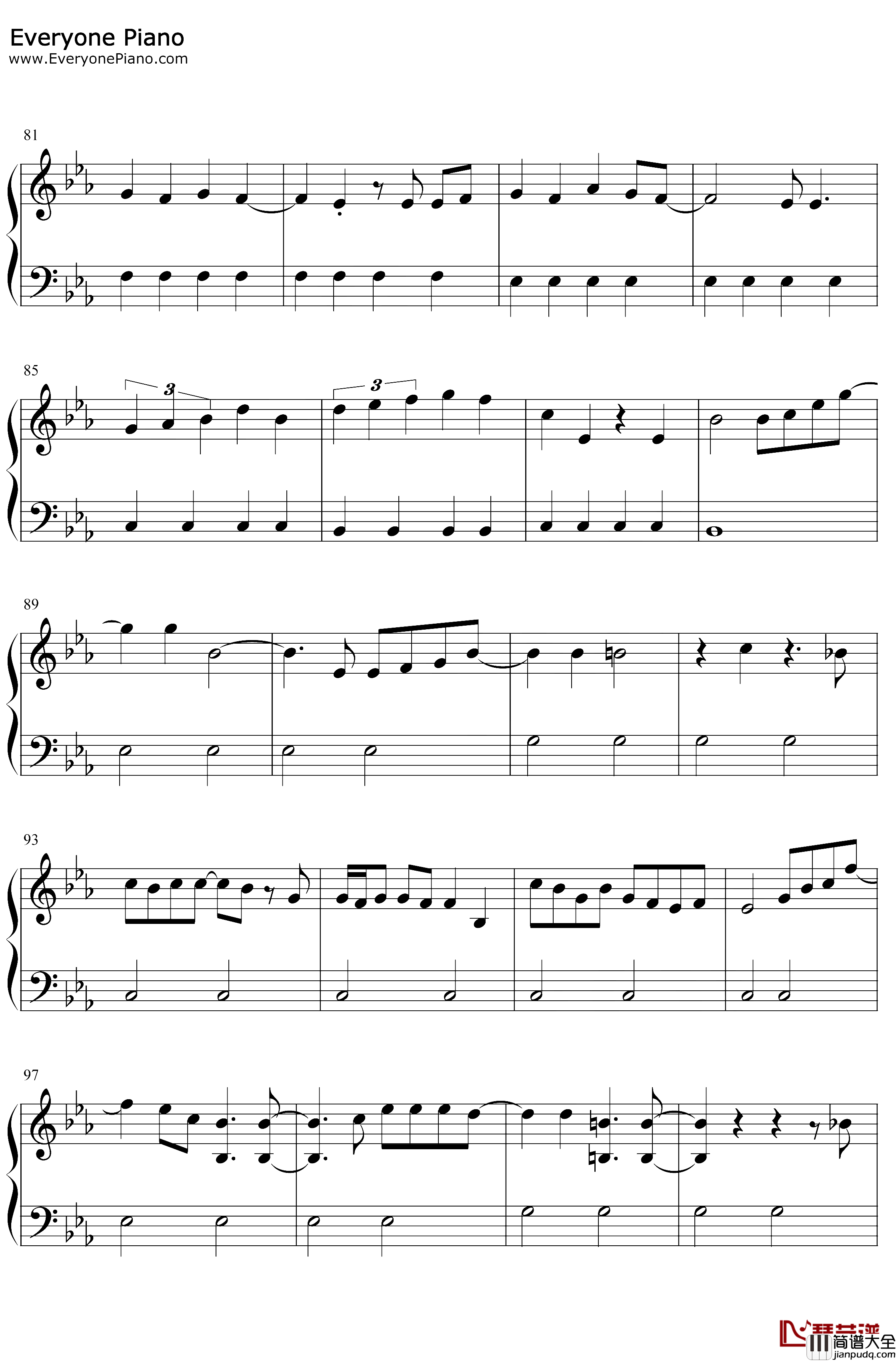 POV钢琴谱_ArianaGrande_ArianaGrande