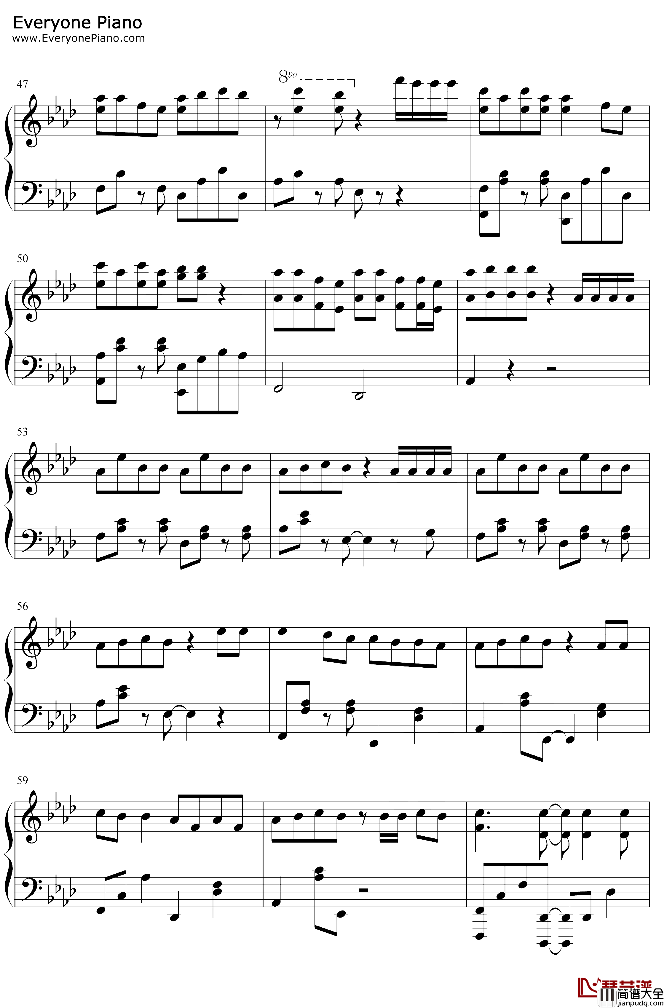 放个大招给你看钢琴谱_永彬Ryan.B_想把自己放进冰箱呆上一天没人阻挡_OPPOReno宣传曲