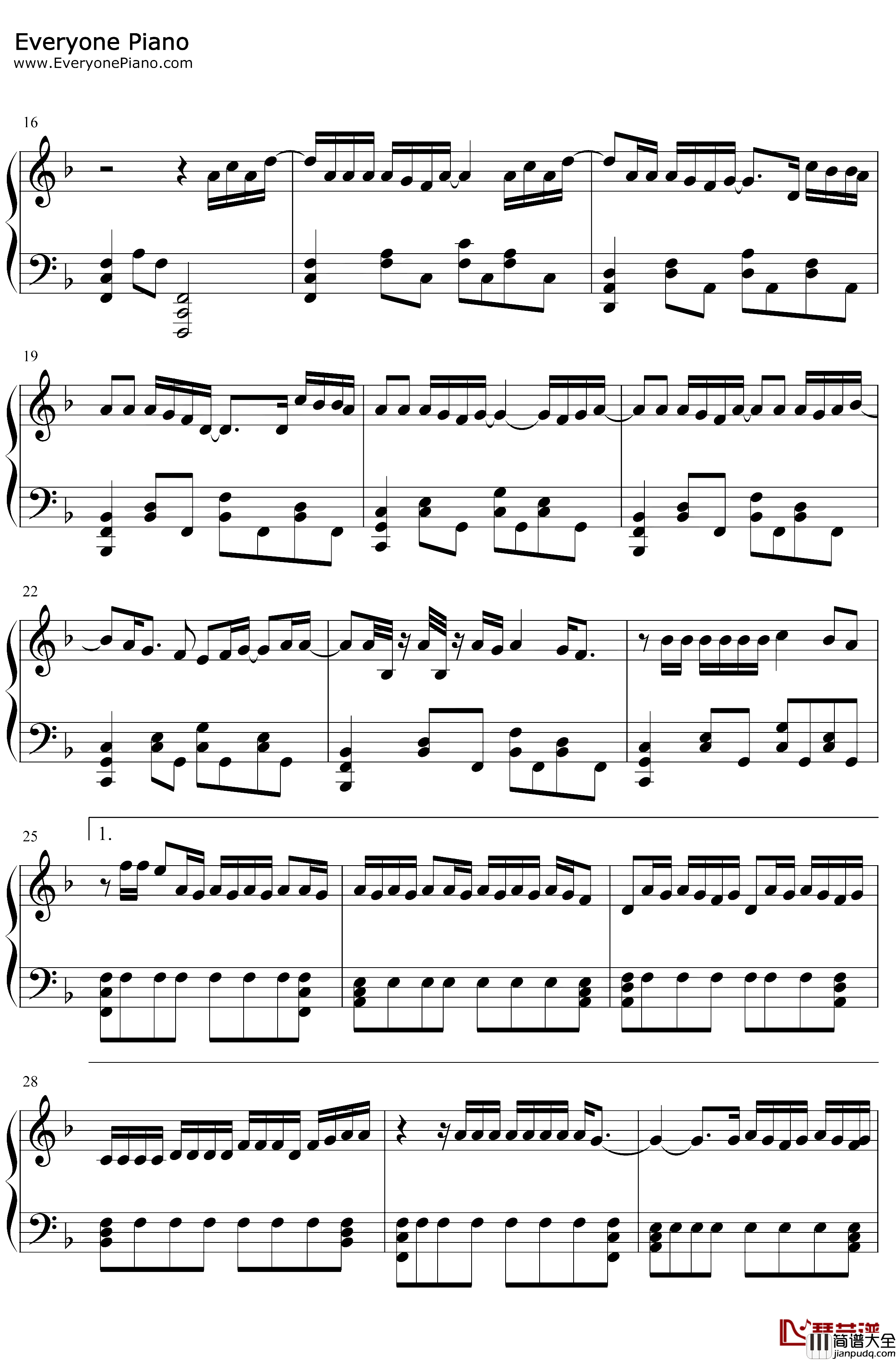 You_Never_Know钢琴谱_Blackpink_Blackpink