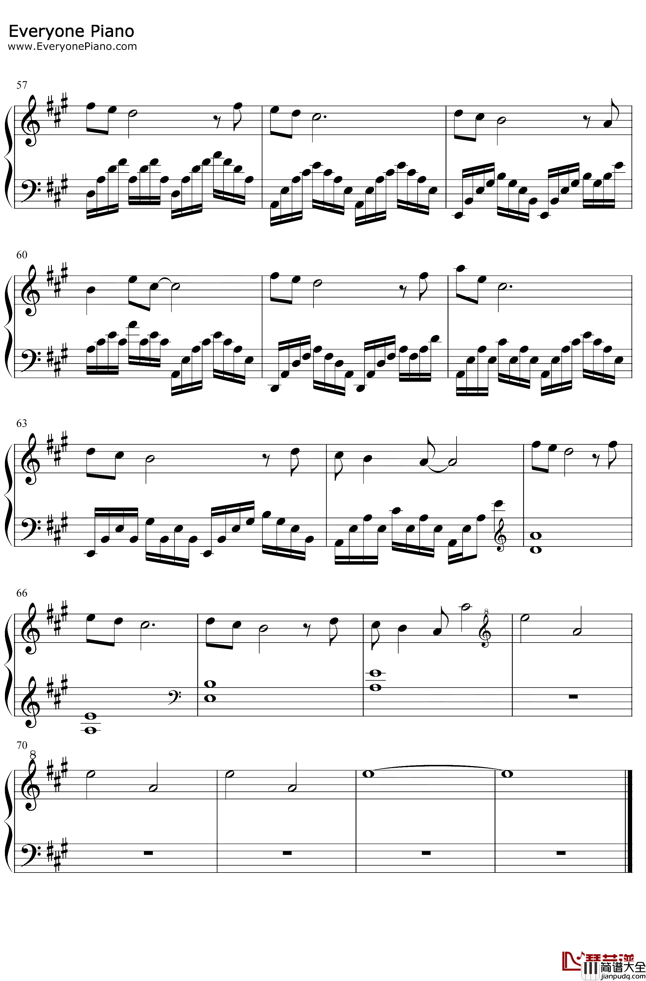 孤独之书钢琴谱_房东的猫_房东的猫