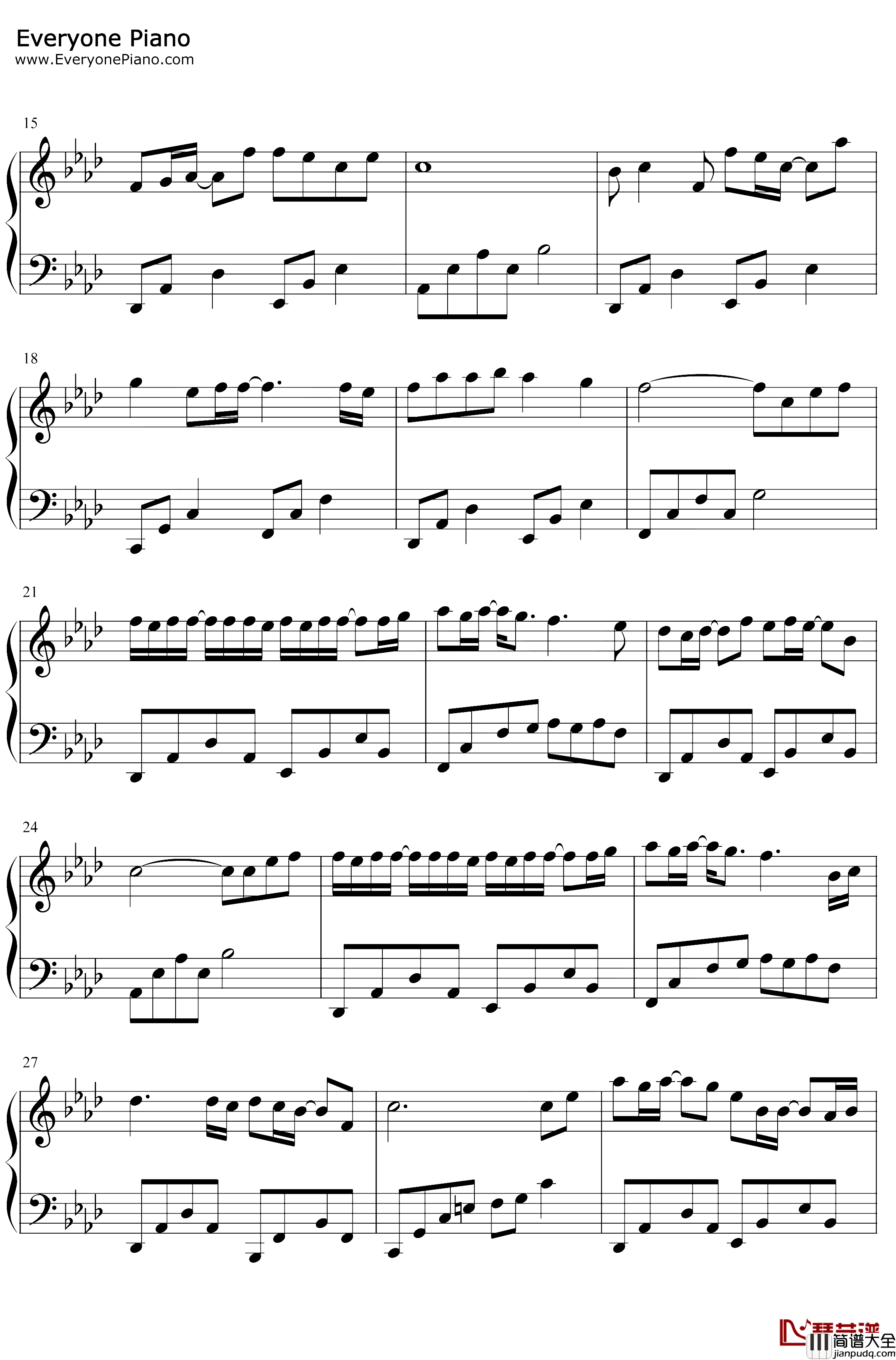 众相渡他钢琴谱_执素兮_2020肖战生贺原创曲