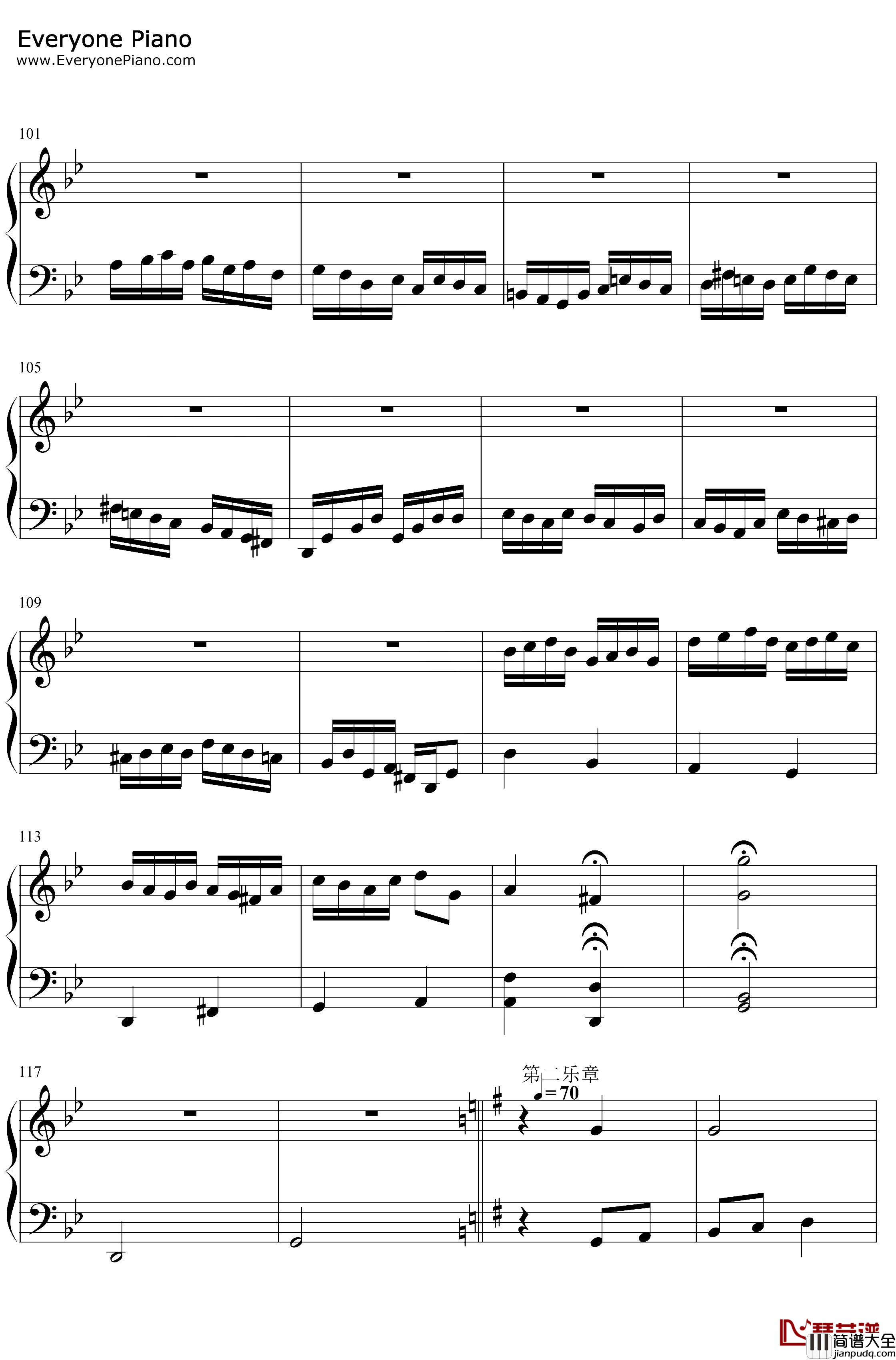 海洋之音钢琴谱_IDW哒_第二首中世纪民谣_原创音乐