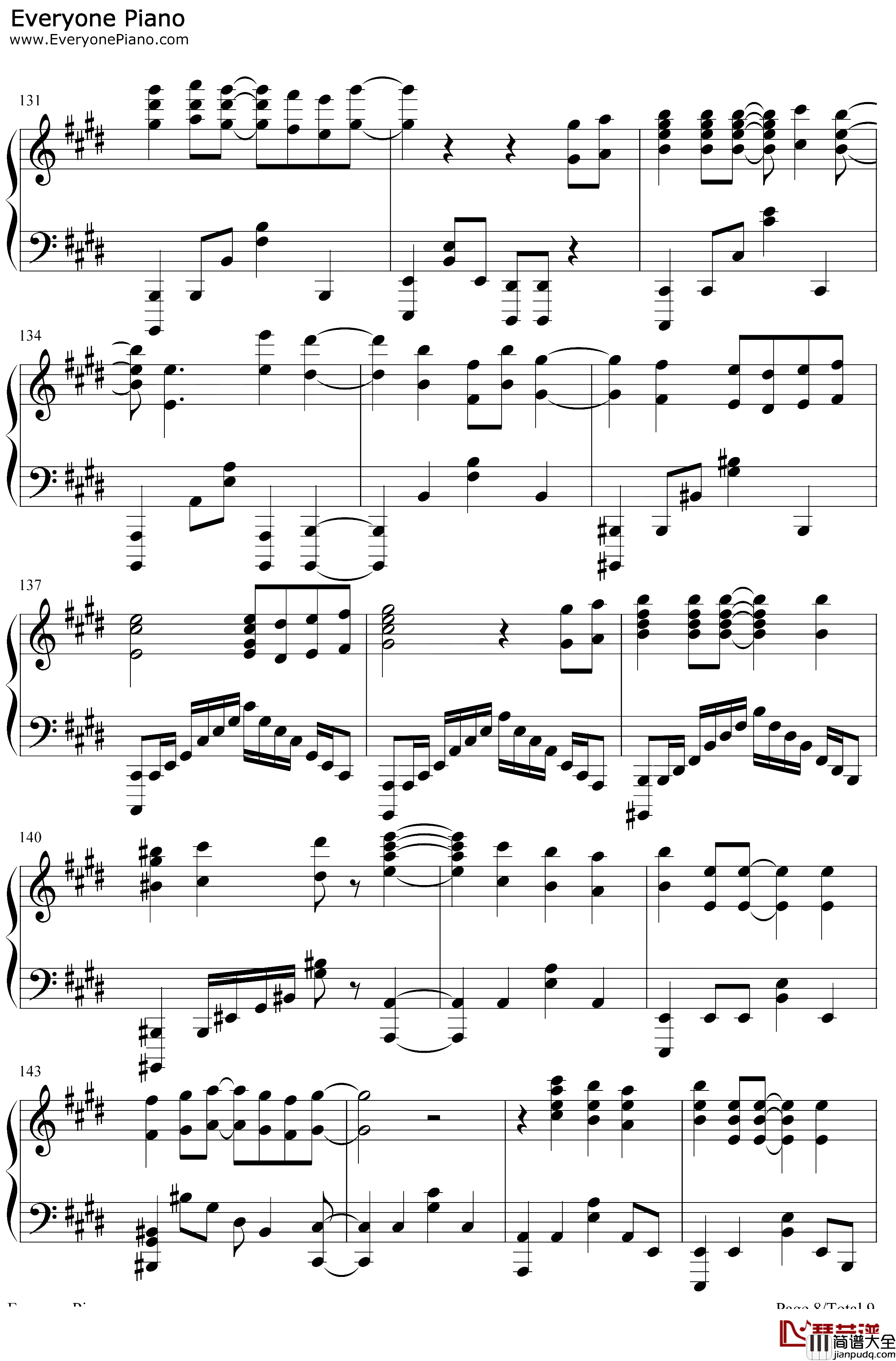 炎钢琴谱_LiSA_鬼灭之刃无限列车篇主题曲