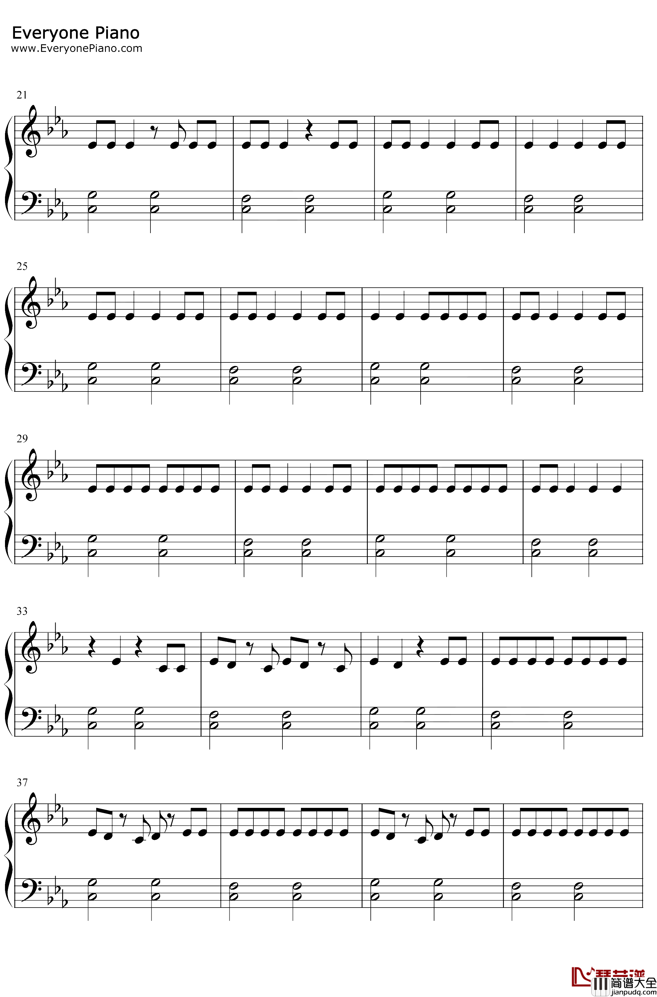 Popstar钢琴谱_DJ_Khaled_Drake